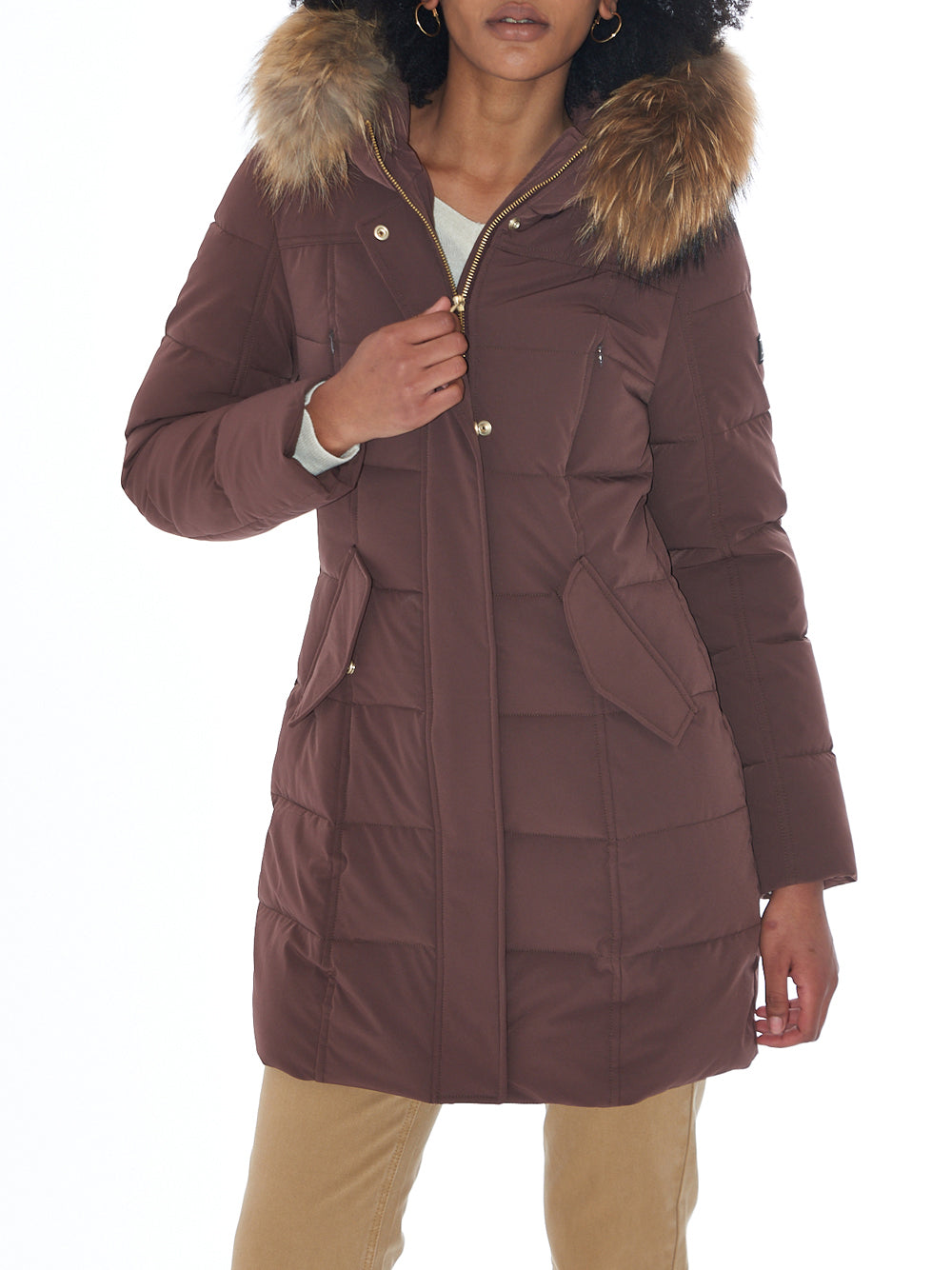 Giubbotto Yes Zee da Donna - Marrone