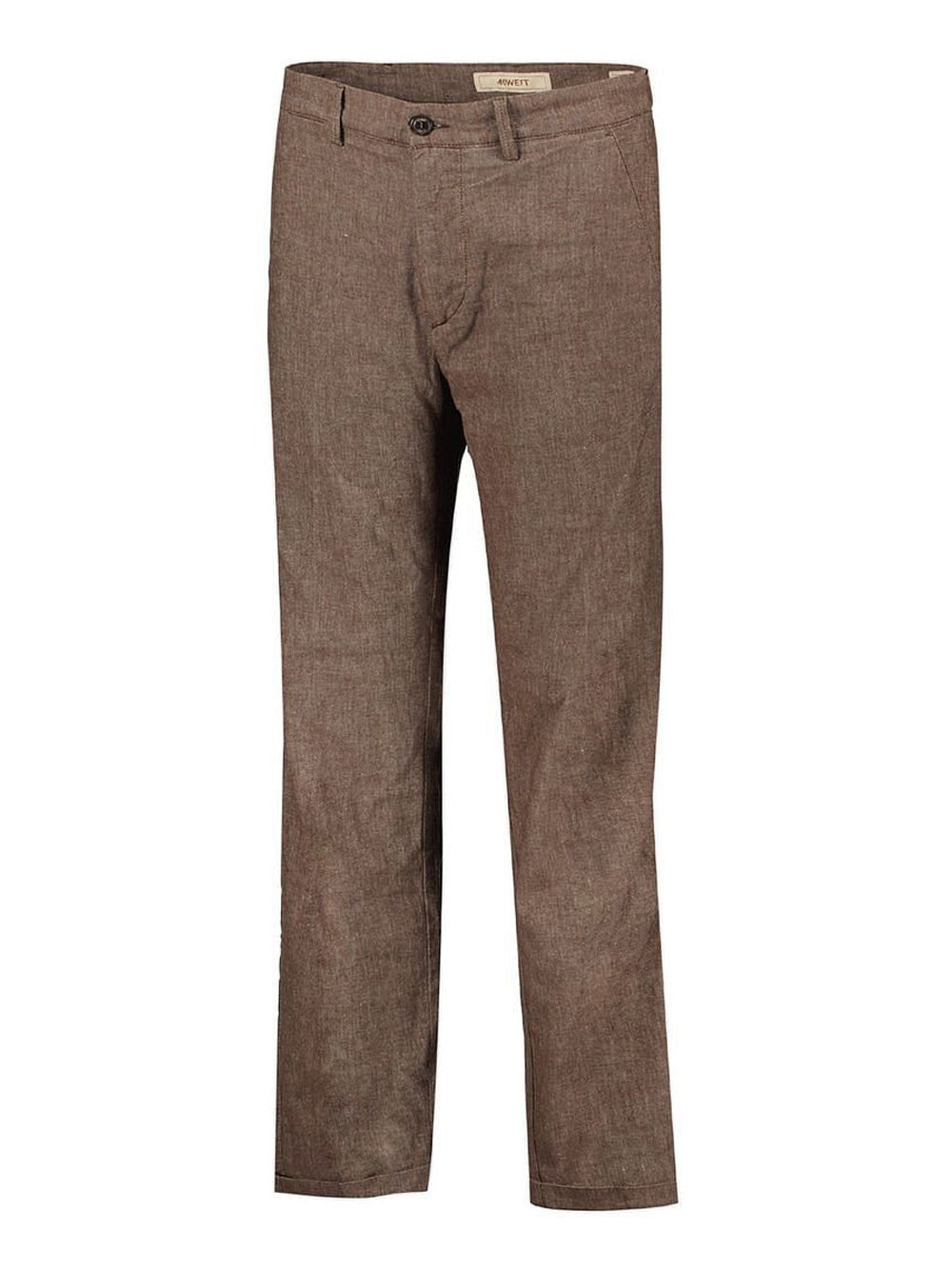 Pantalone Chino 40Weft da Uomo - Marrone