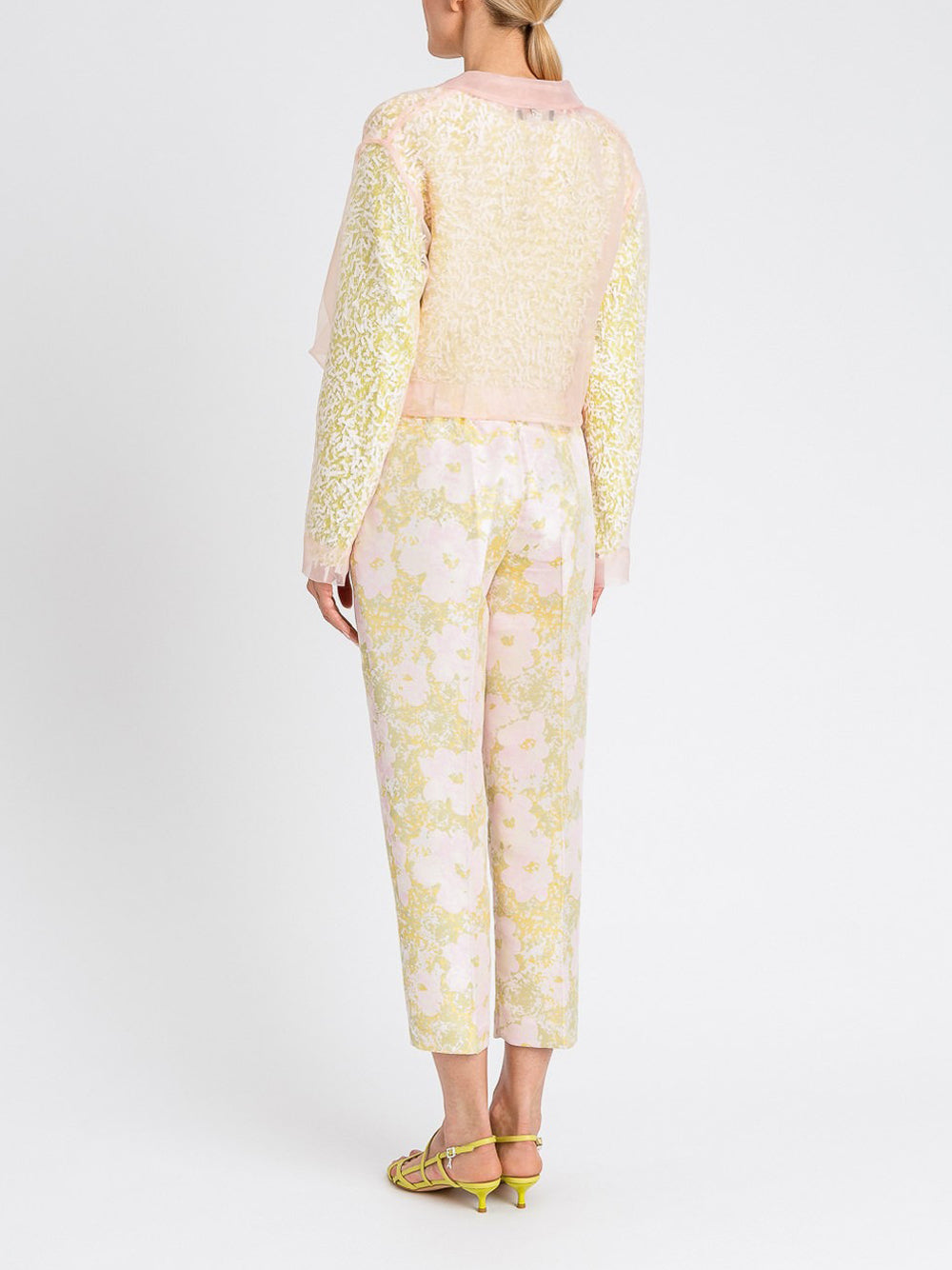 Pantalone Capri Actitude da Donna - Floreale Multicolore