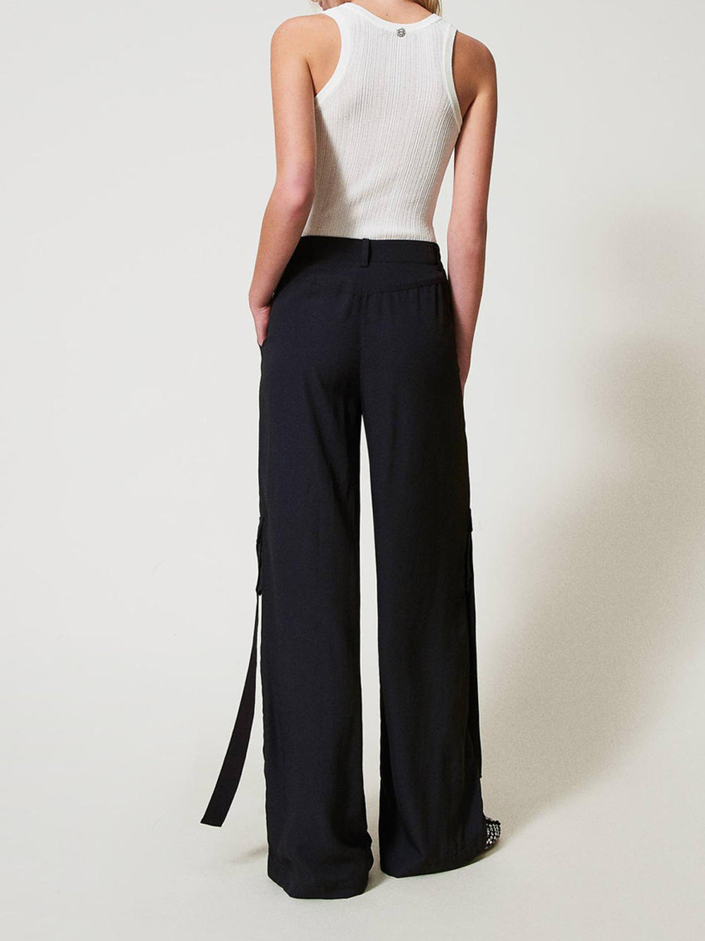 Pantalone Cargo Actitude da Donna - Nero