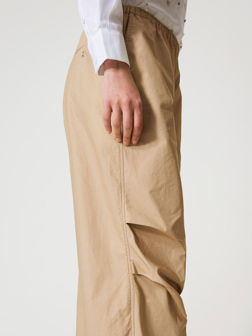 Pantalone Jogger Actitude da Donna - Beige