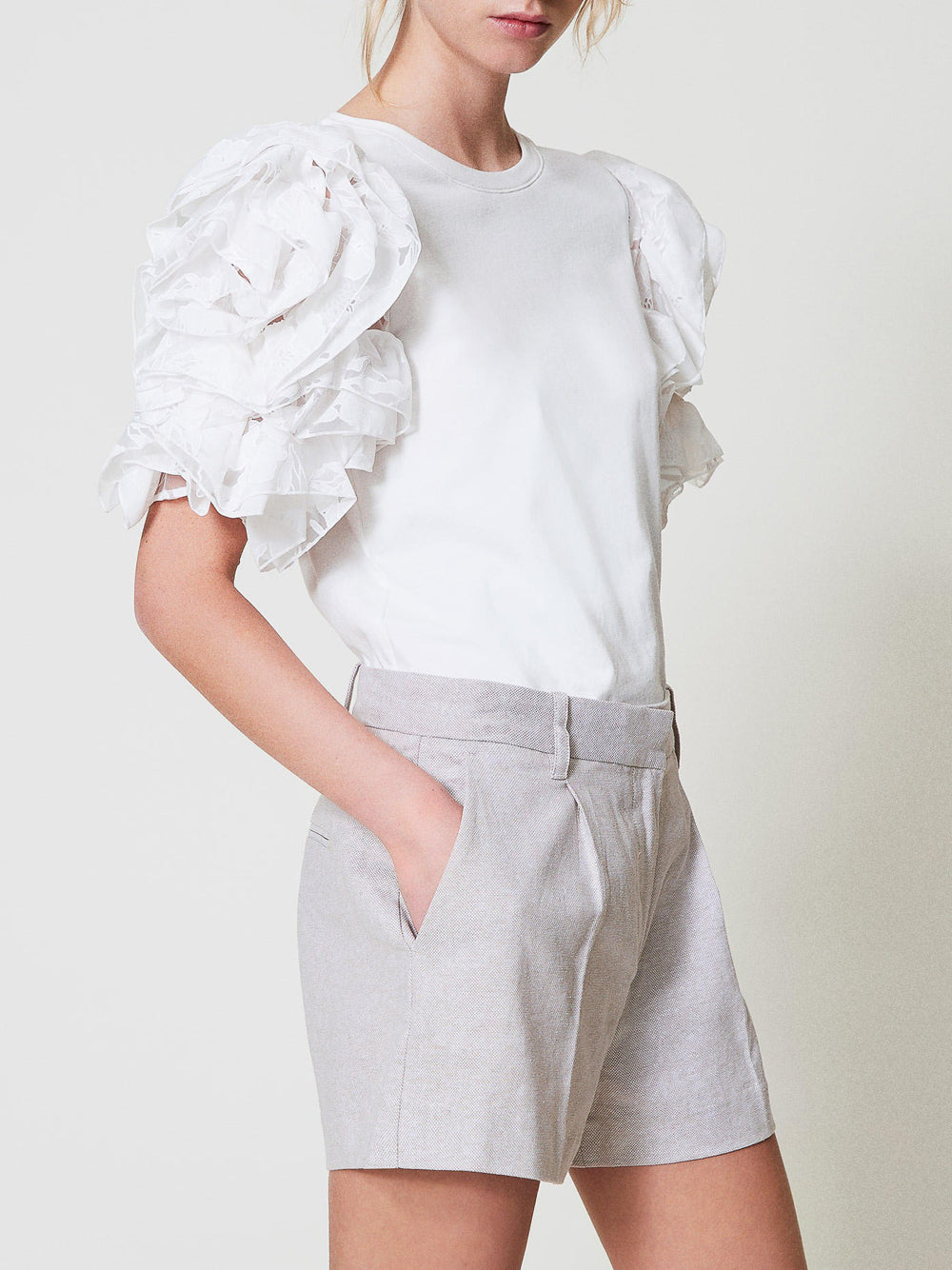 T-shirt Actitude da Donna - Bianco