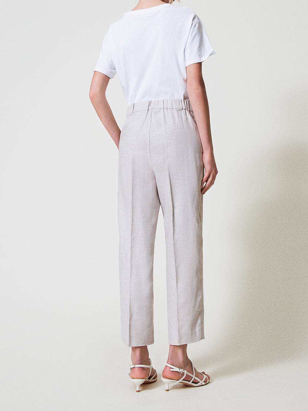 Pantalone Straight Actitude da Donna - Grigio