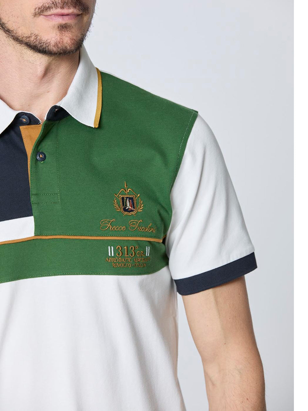 Actitude Polo Aeronautica Militare da Uomo - Bianco