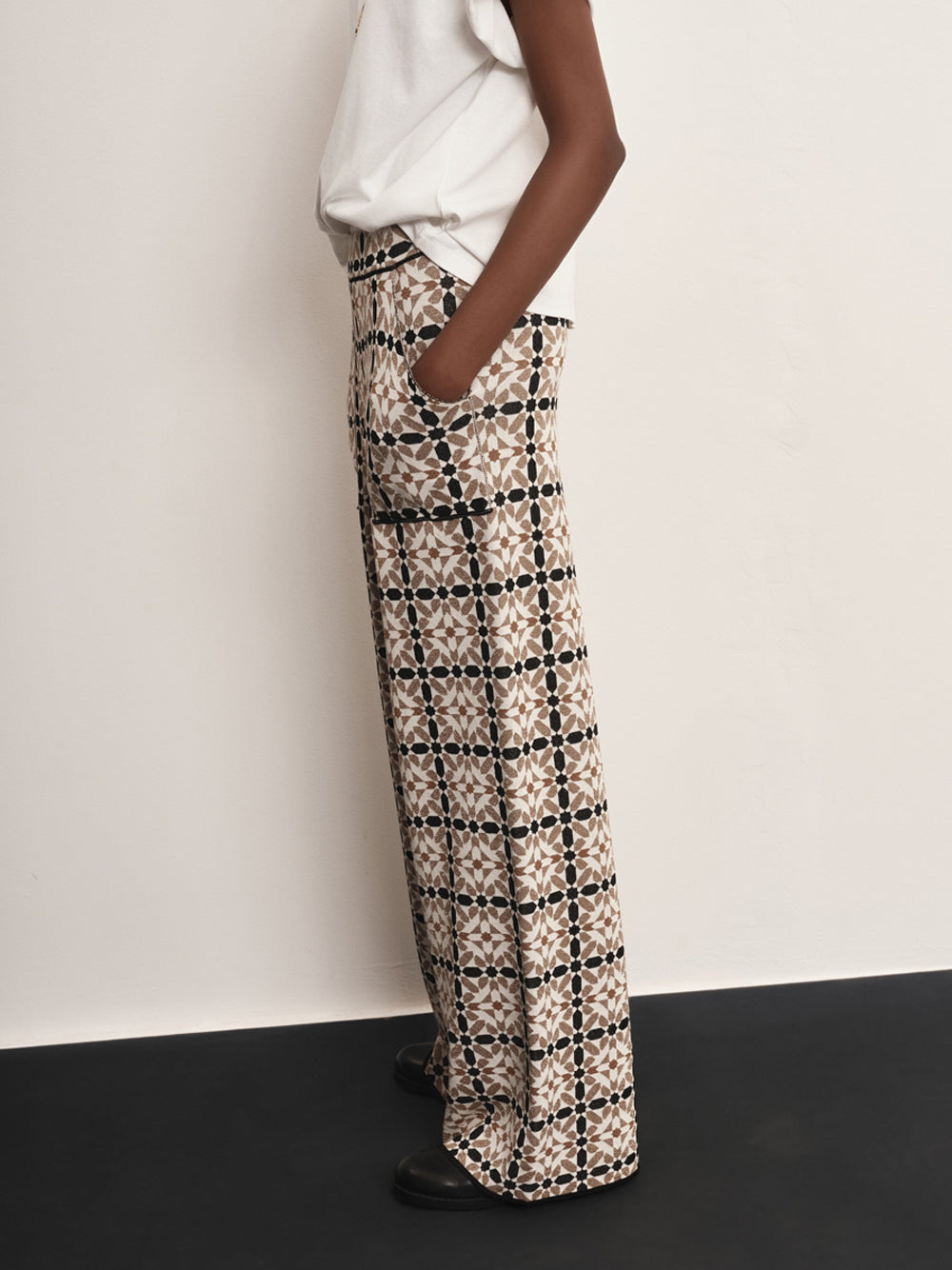 Pantalone Palazzo Akep da Donna - Avorio
