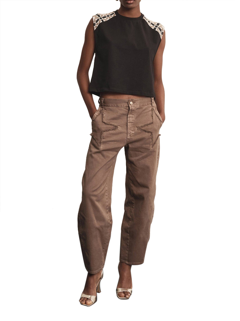 T-shirt Akep da Donna - Nero