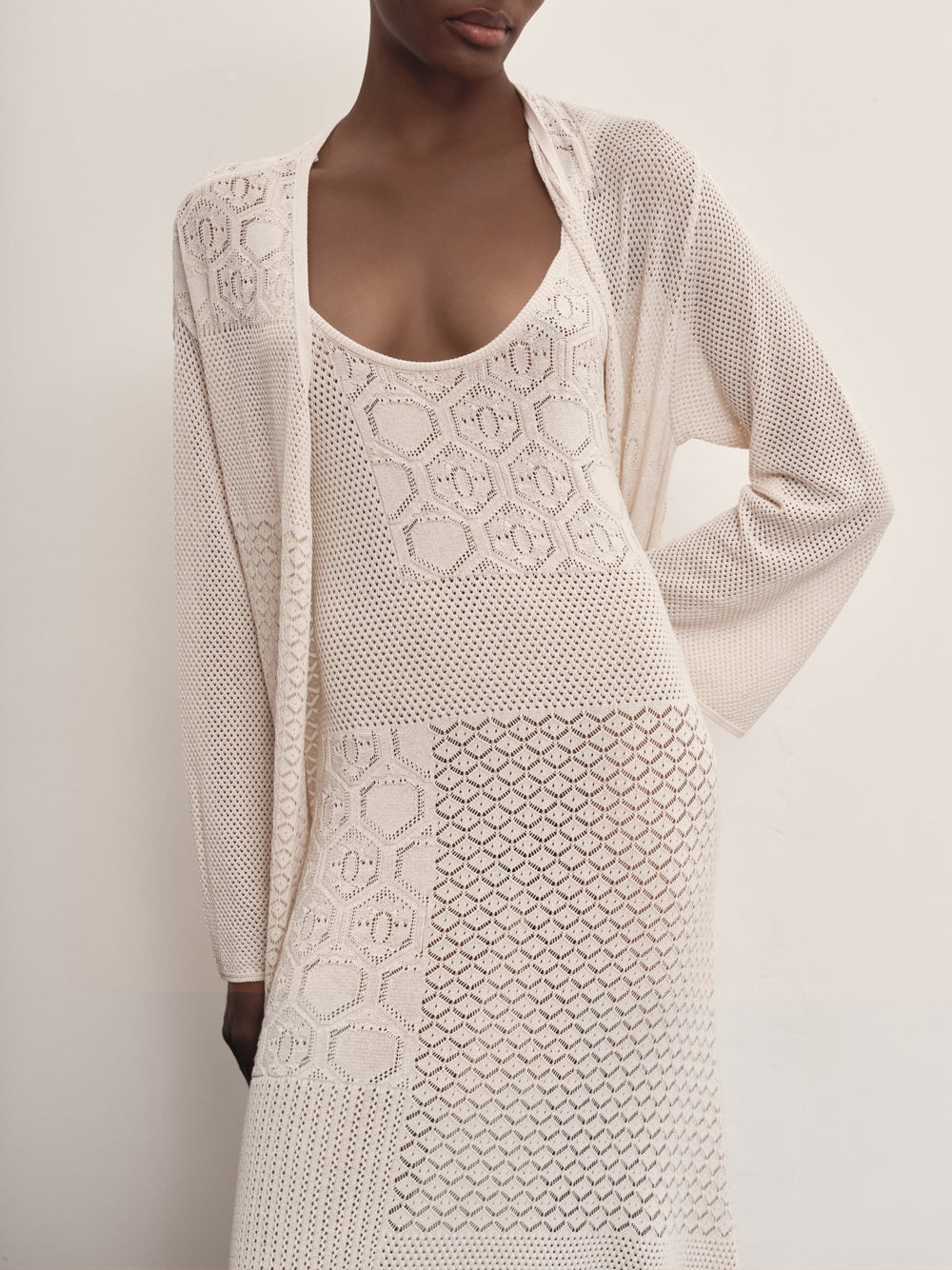 Vestito Longuette Akep da Donna - Avorio