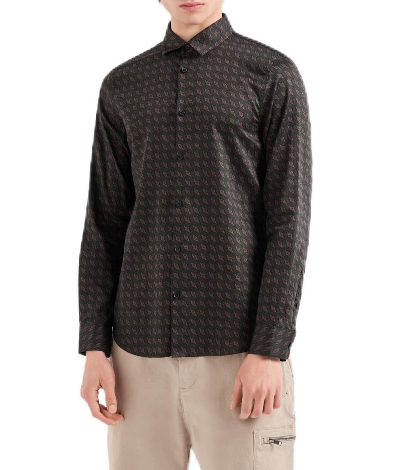 A|X Armani Exchange Camicia Uomo Mod. 6DZC45 ZNZRZ 72AF