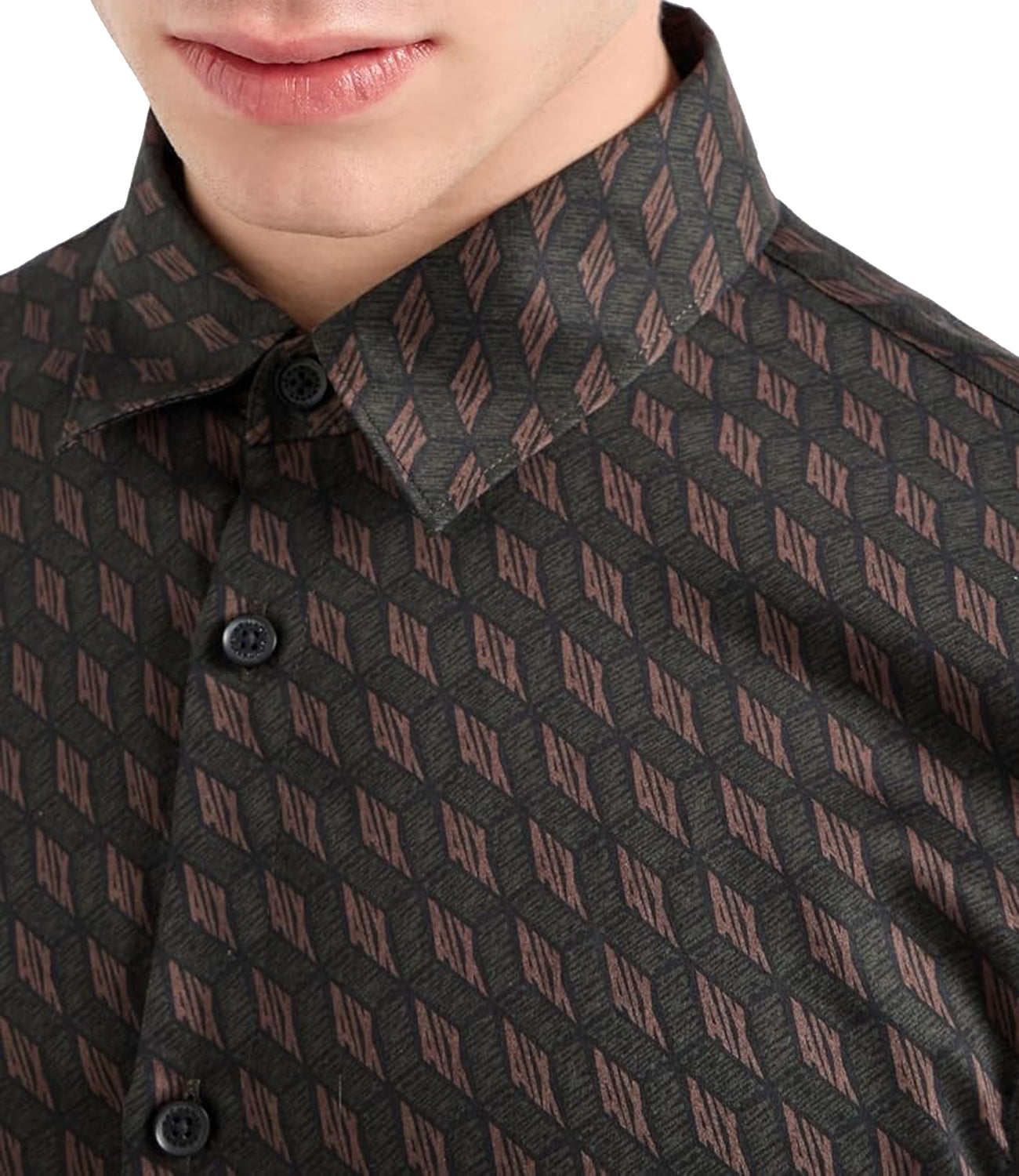 A|X Armani Exchange Camicia Uomo Mod. 6DZC45 ZNZRZ 72AF