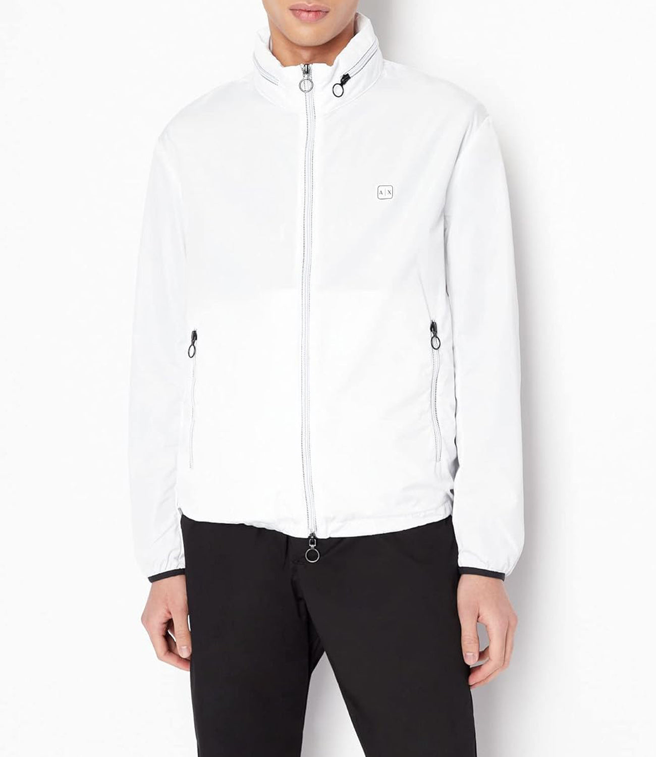 A|X Armani Exchange Giubbotto corto Uomo Mod. 8NZB07 ZNWFZ 1100 White Bianco