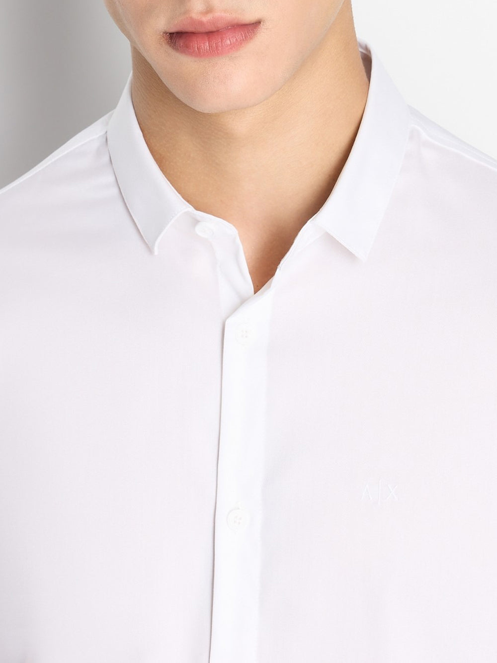 Camicia Classica Armani Exchange da Uomo - Bianco