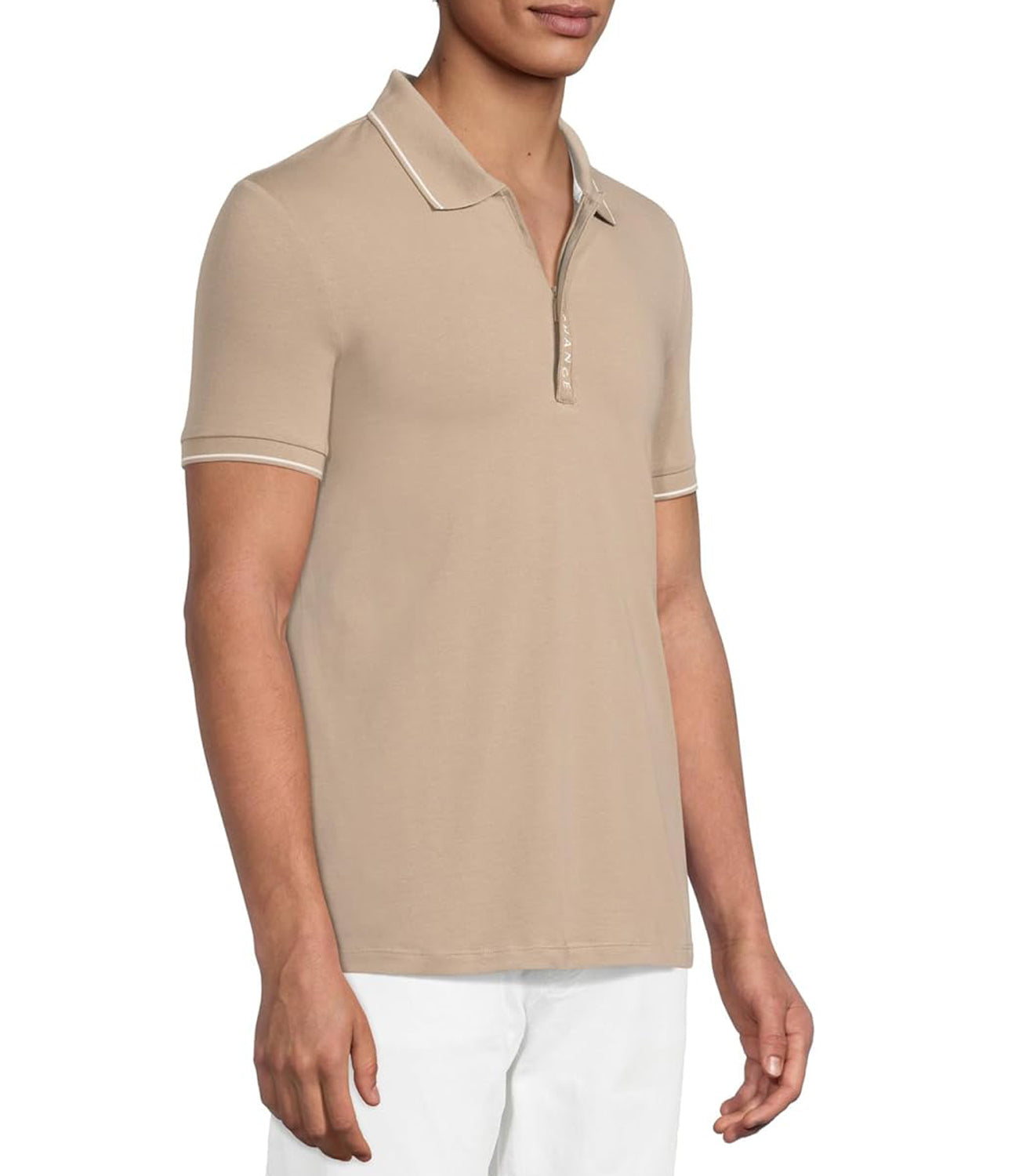 A|X Armani Exchange Polo Maniche Corte Uomo Mod. 8NZF71 ZJH2Z U6167 Sabbia Beige