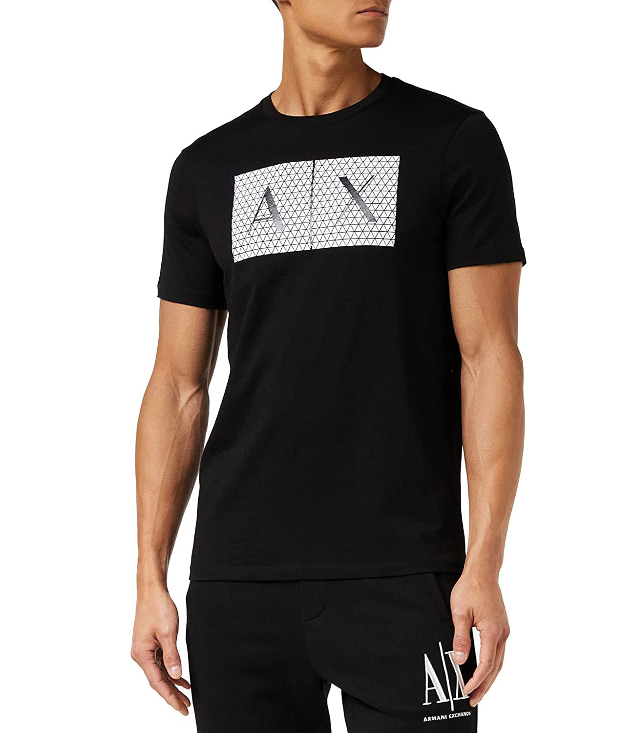 A|X Armani Exchange T-shirt Uomo Mod. 8NZTCK Z8H4Z 1200 Nero