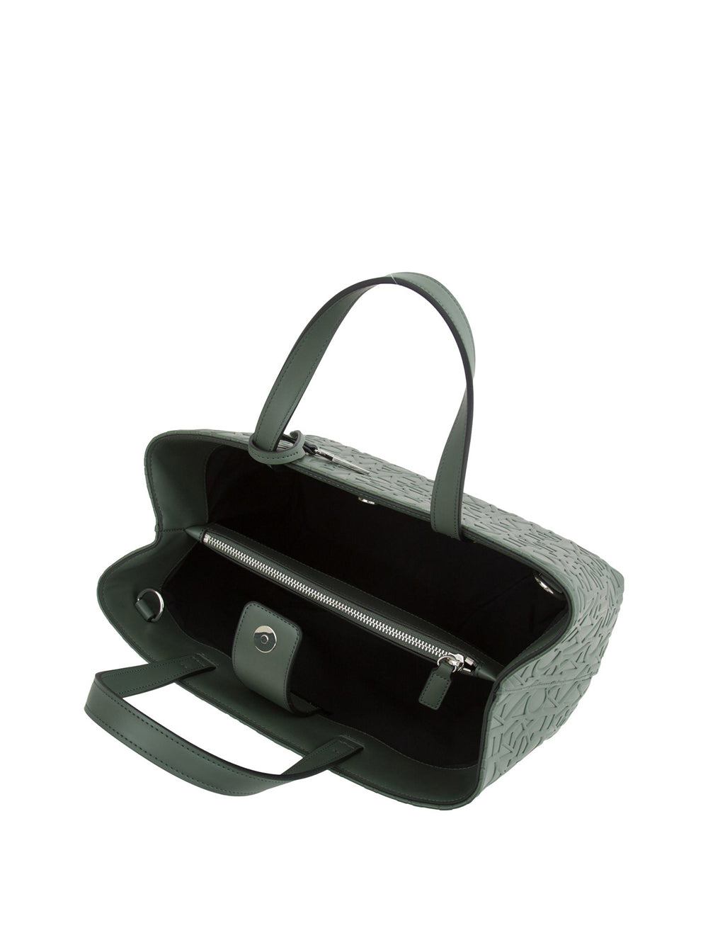 Borsa Shopper Armani Exchange da Donna - Verde