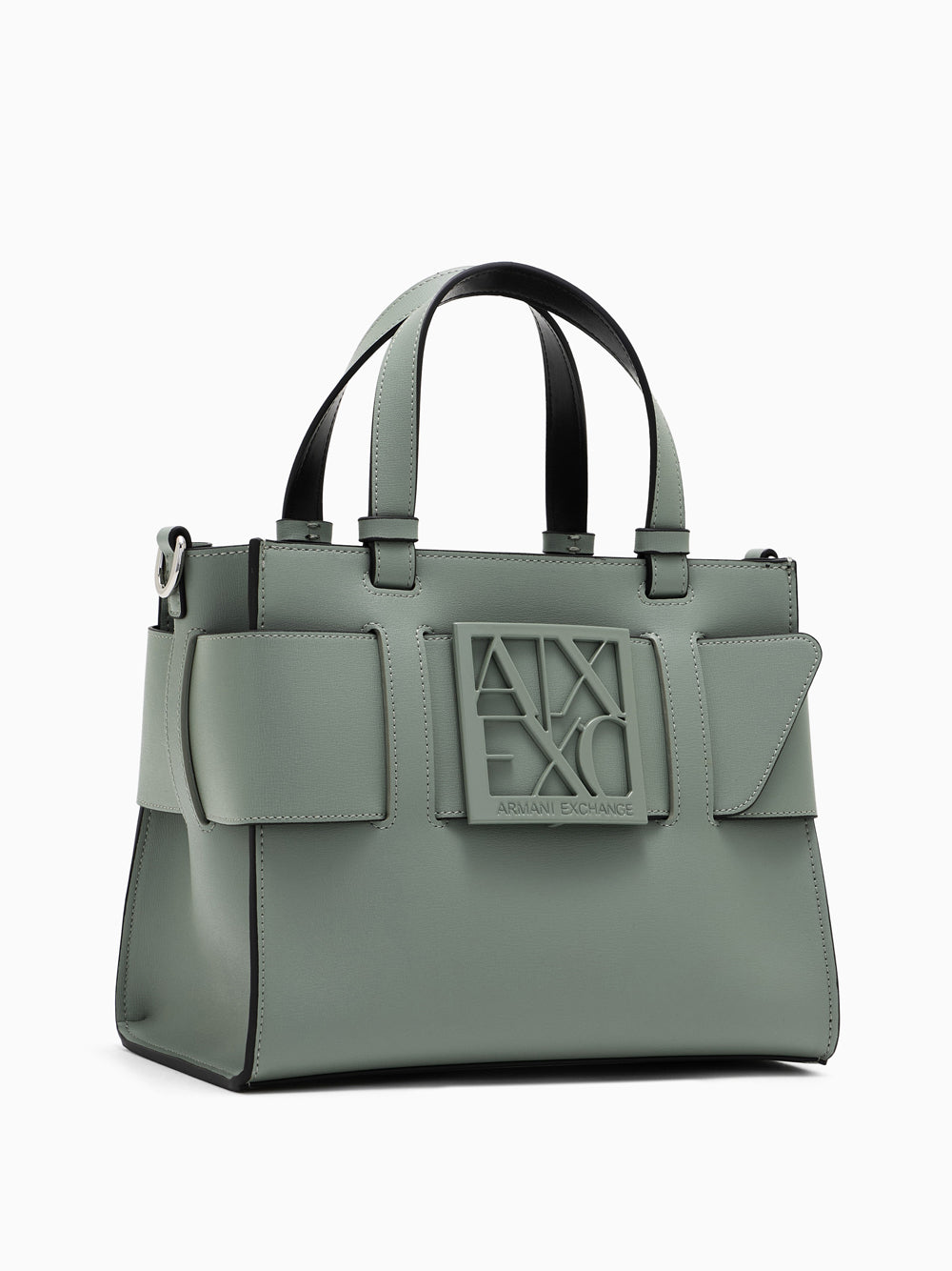 Borsa a Mano Armani Exchange da Donna - Verde
