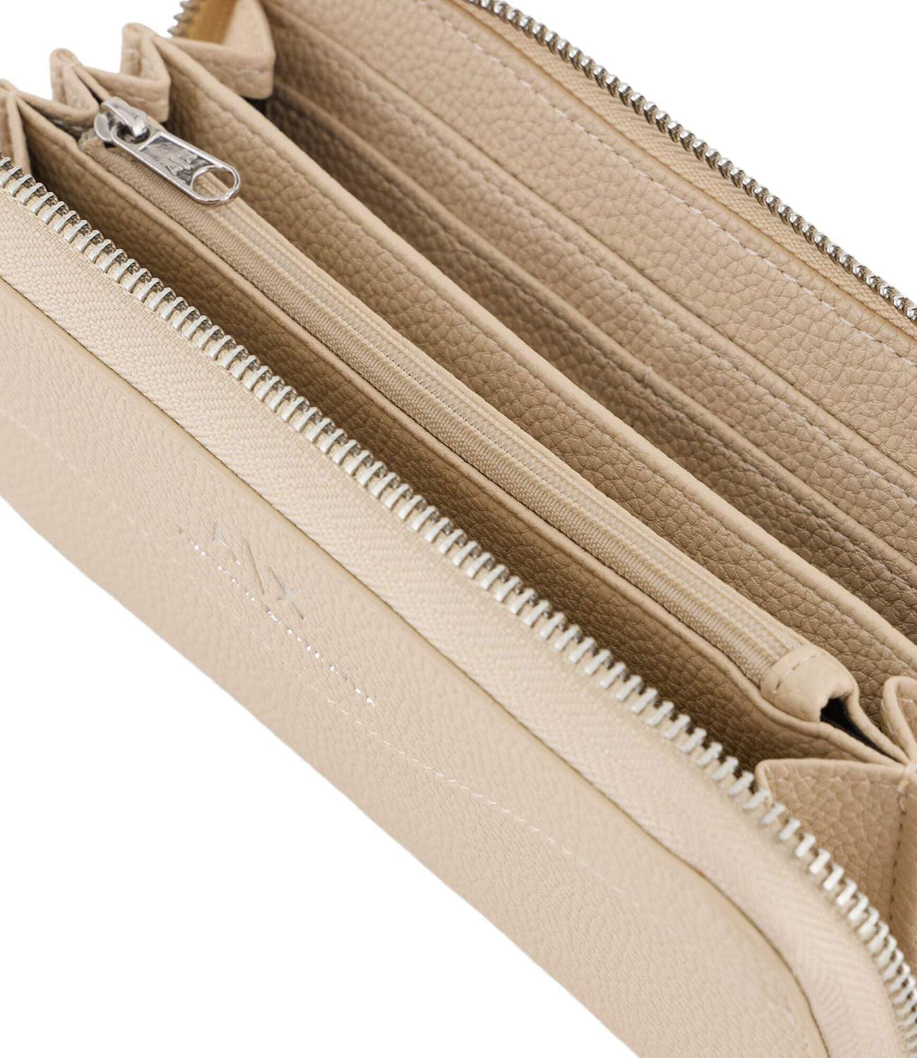 A|X Armani Exchange Portafoglio Donna Mod. 948068 CC783 U1092 Panna Avorio