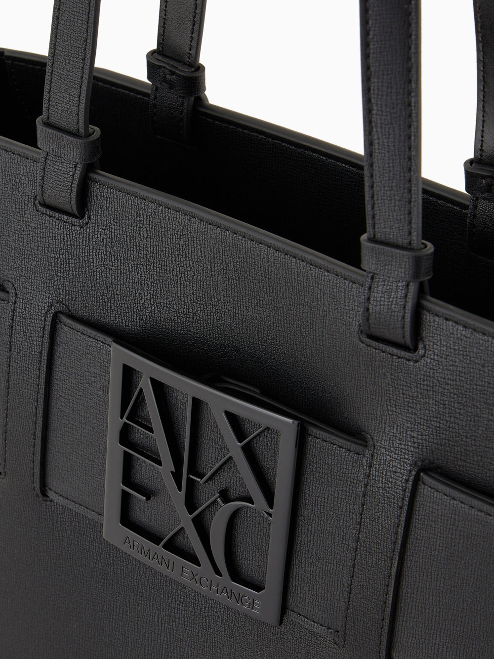 Borsa Shopper Armani Exchange da Donna - Nero