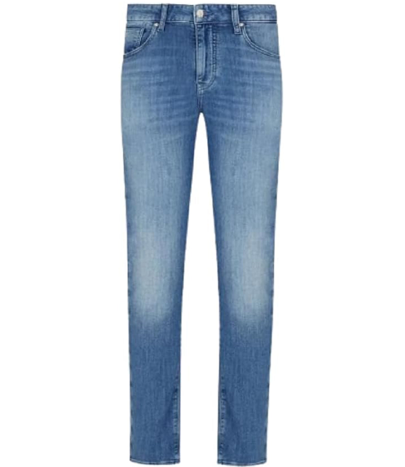 A|X Armani Exchange Pantalone 5 Tasche Uomo Mod. XM000070 AF14368 MB002 Denim Blu