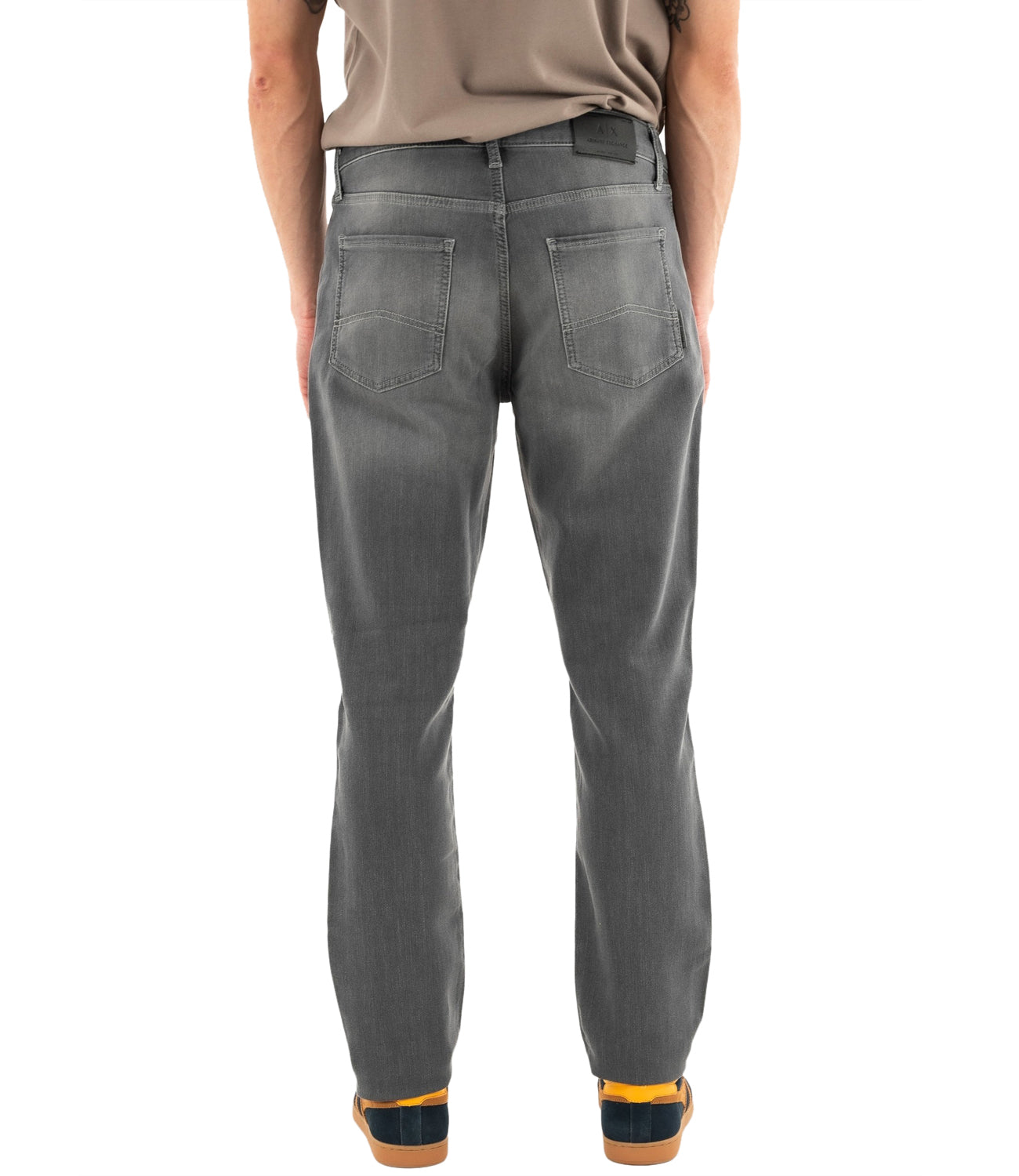A|X Armani Exchange Pantalone 5 Tasche Uomo Mod. XM000070 AF14369 MB013 Grey Grigio