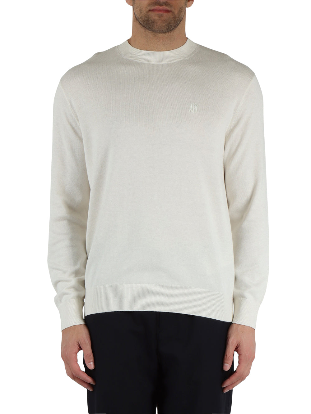 Pullover Armani Exchange da Uomo - Bianco