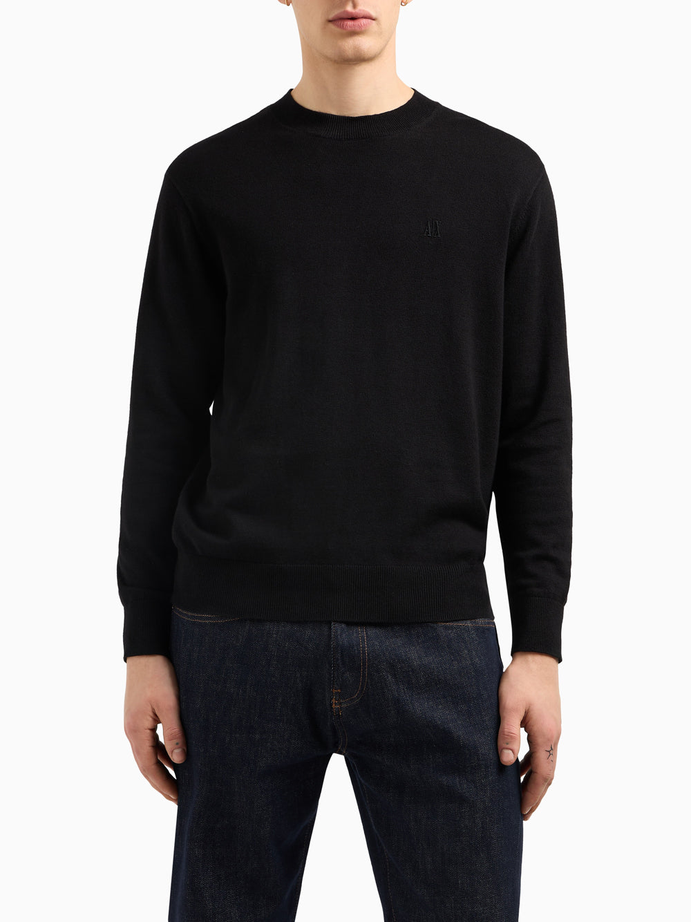 Pullover Armani Exchange da Uomo - Nero