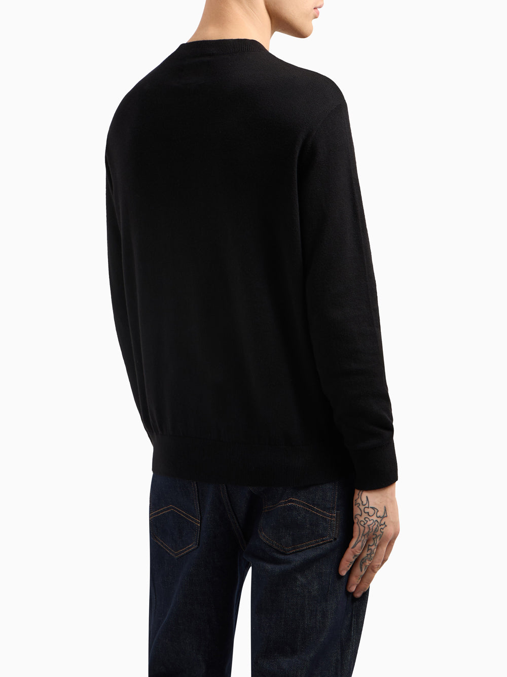 Pullover Armani Exchange da Uomo - Nero