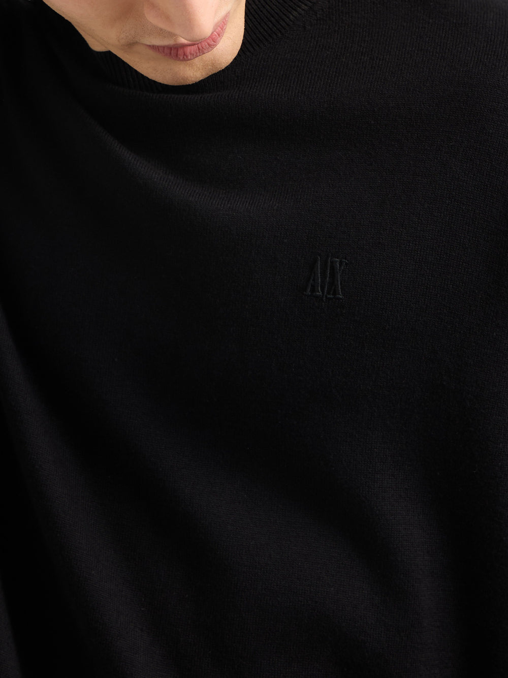 Pullover Armani Exchange da Uomo - Nero