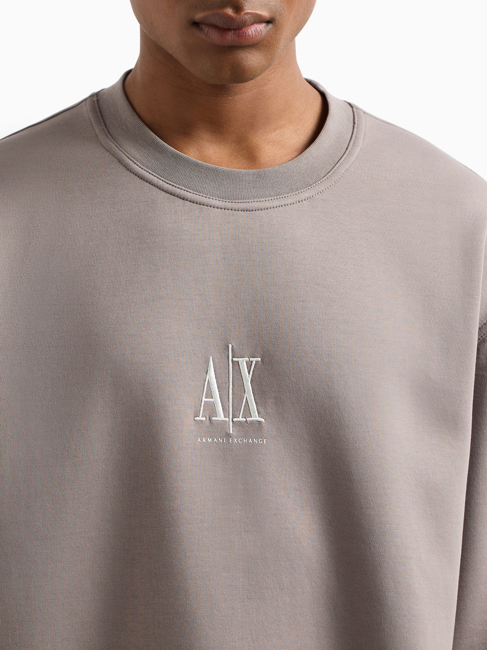Felpa Armani Exchange da Uomo - Beige