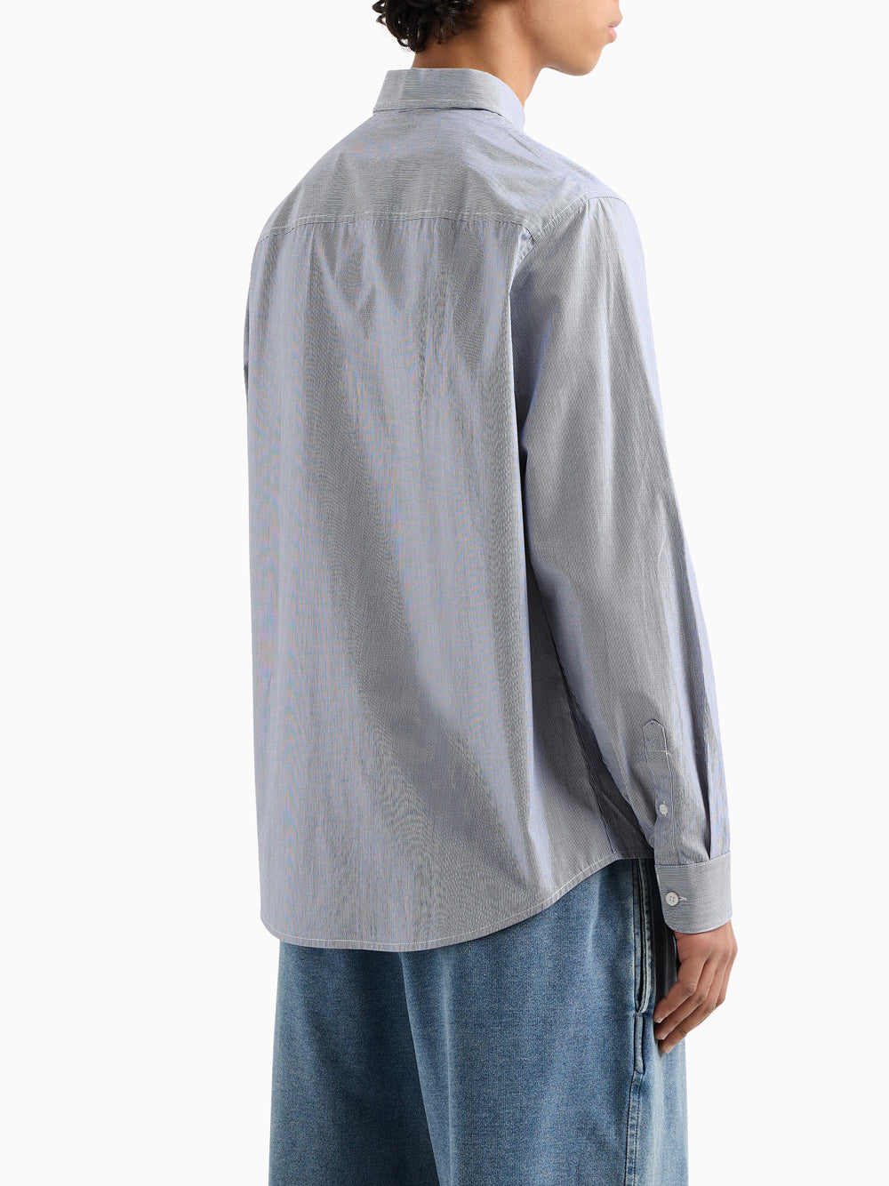 Camicia Casual Armani Exchange da Uomo - Bianco Blu