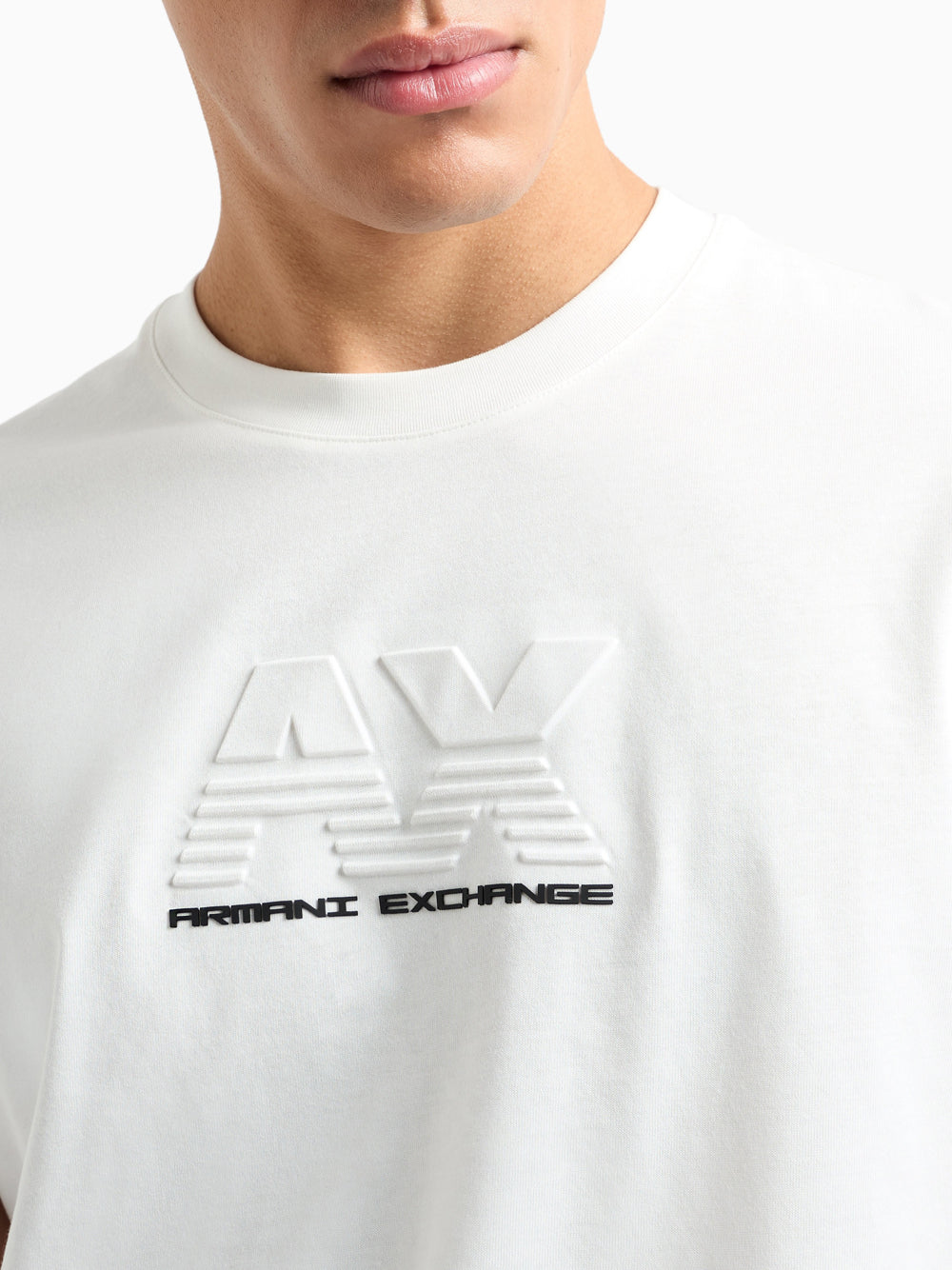 T-shirt Armani Exchange da Uomo - Bianco