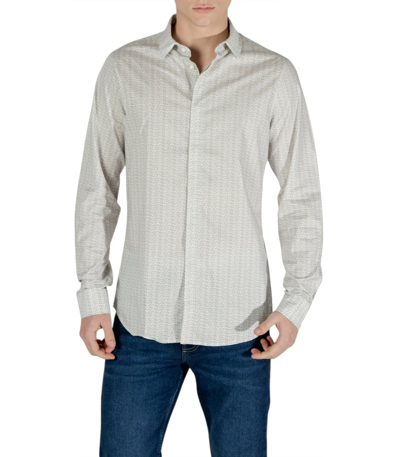A|X Armani Exchange Camicia m/l Uomo Mod. XM000625 AF13184 F0028 FANTASIA Multicolore