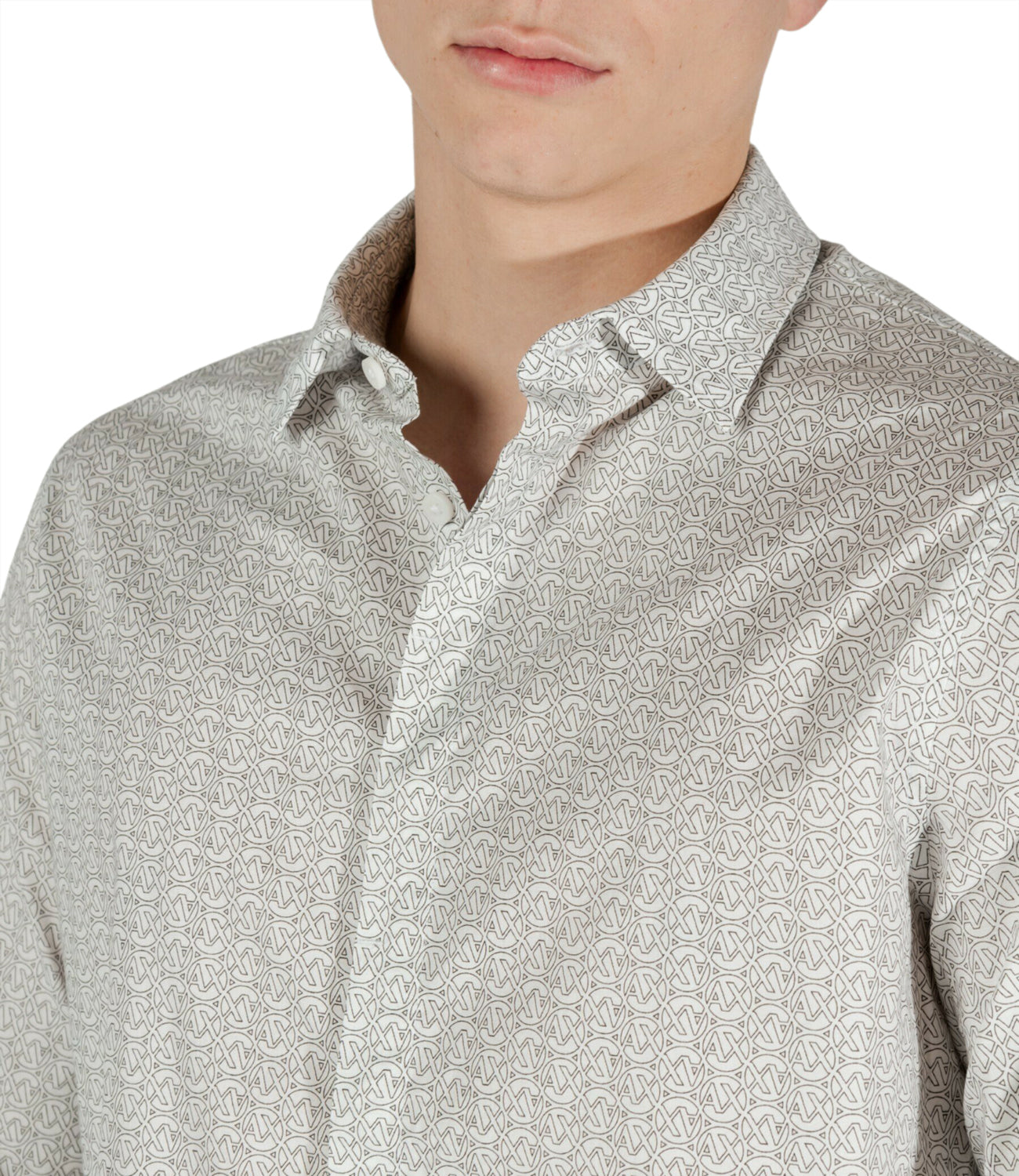 A|X Armani Exchange Camicia m/l Uomo Mod. XM000625 AF13184 F0028 FANTASIA Multicolore