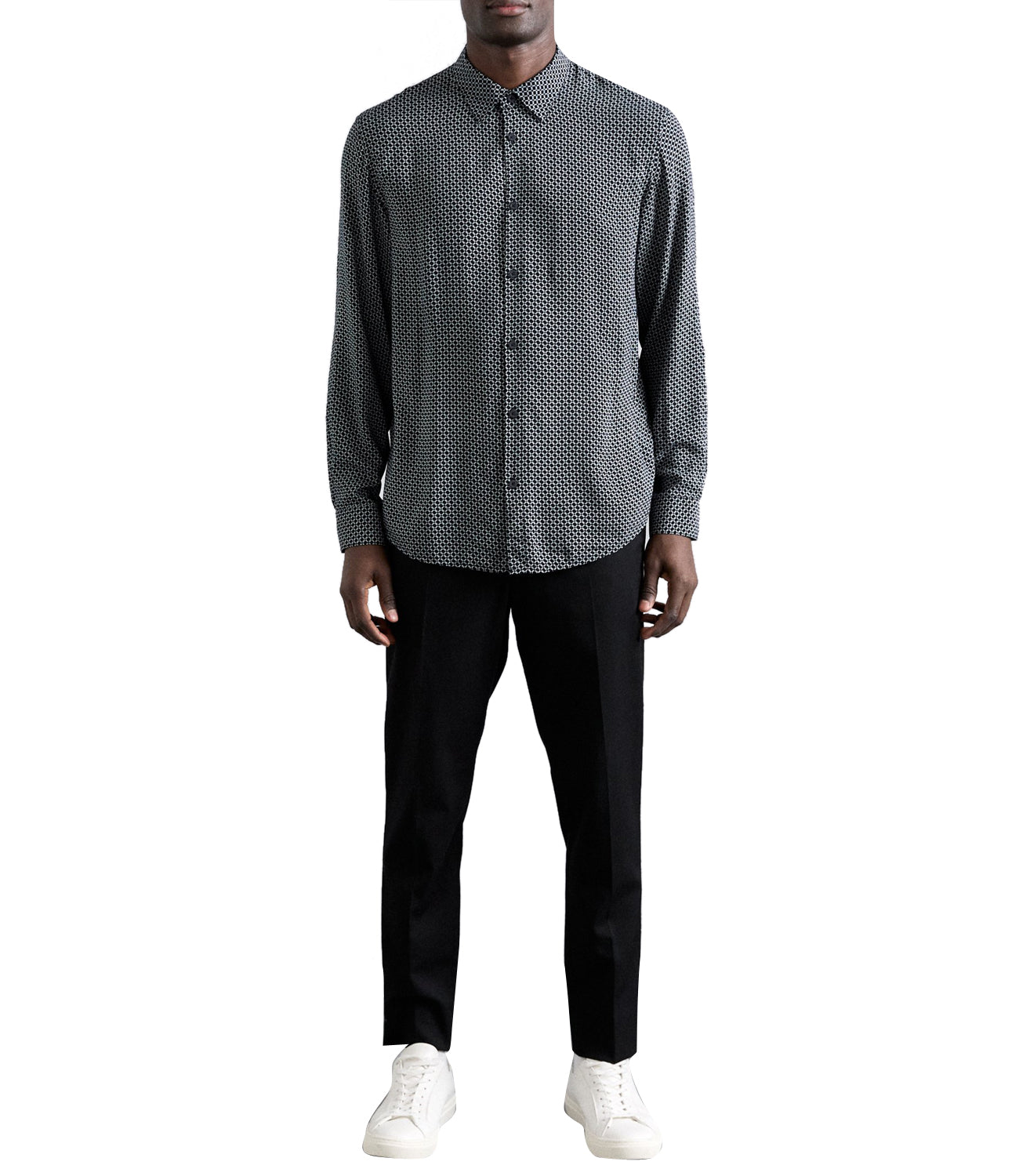 A|X Armani Exchange Camicia m/l Uomo Mod. XM000668 AF102531 FB007 FANTASIA Multicolore