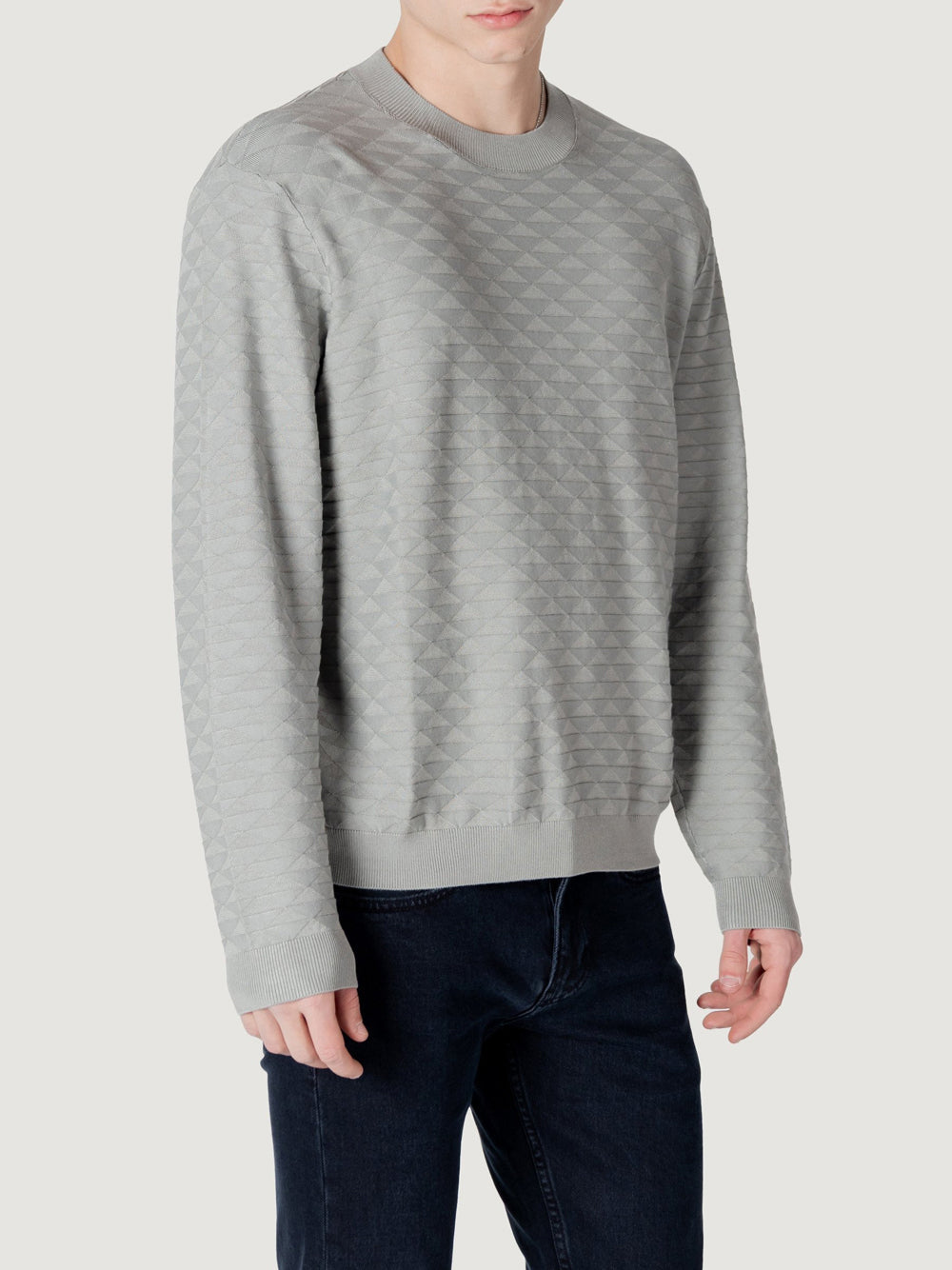 Pullover Armani Exchange da Uomo - Grigio