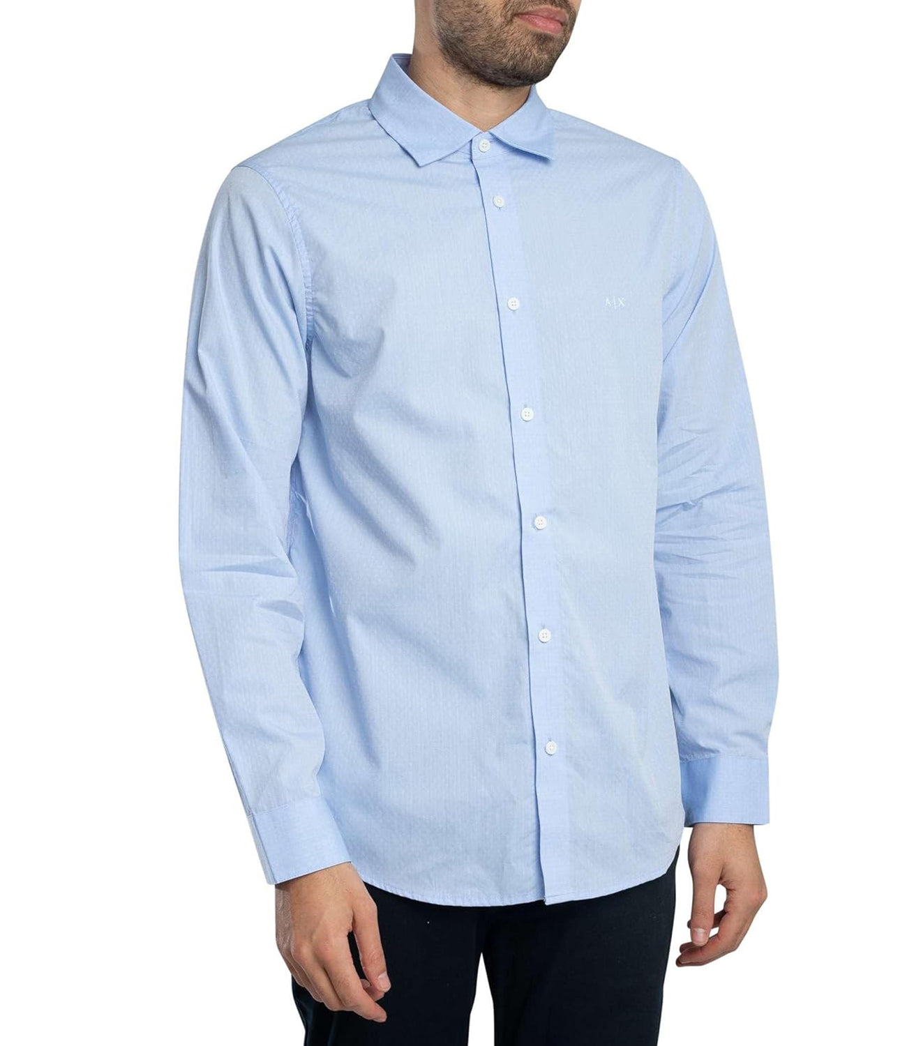 A|X Armani Exchange Camicia m/l Uomo Mod. XM000714 AF13207 FB055 Fantasia Multicolore