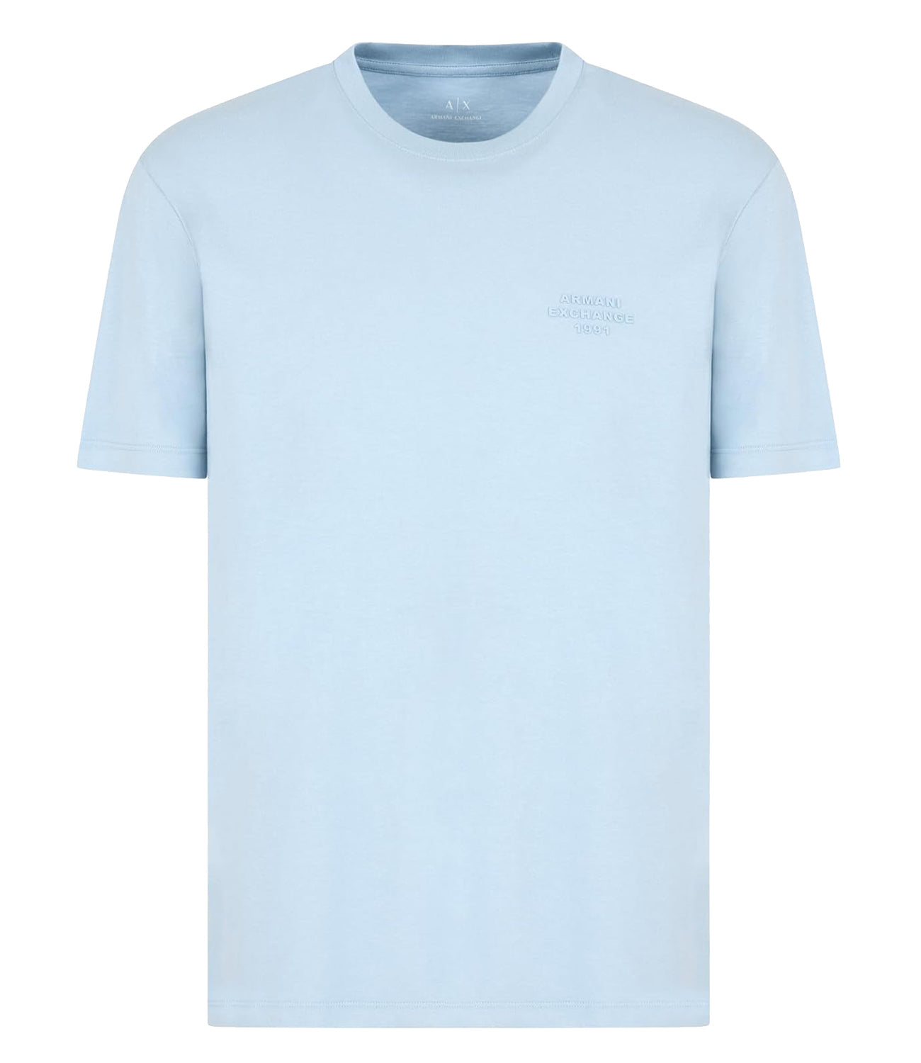 A|X Armani Exchange T-shirt Uomo Mod. XM000752 AF12308 U9287 Celeste Blu