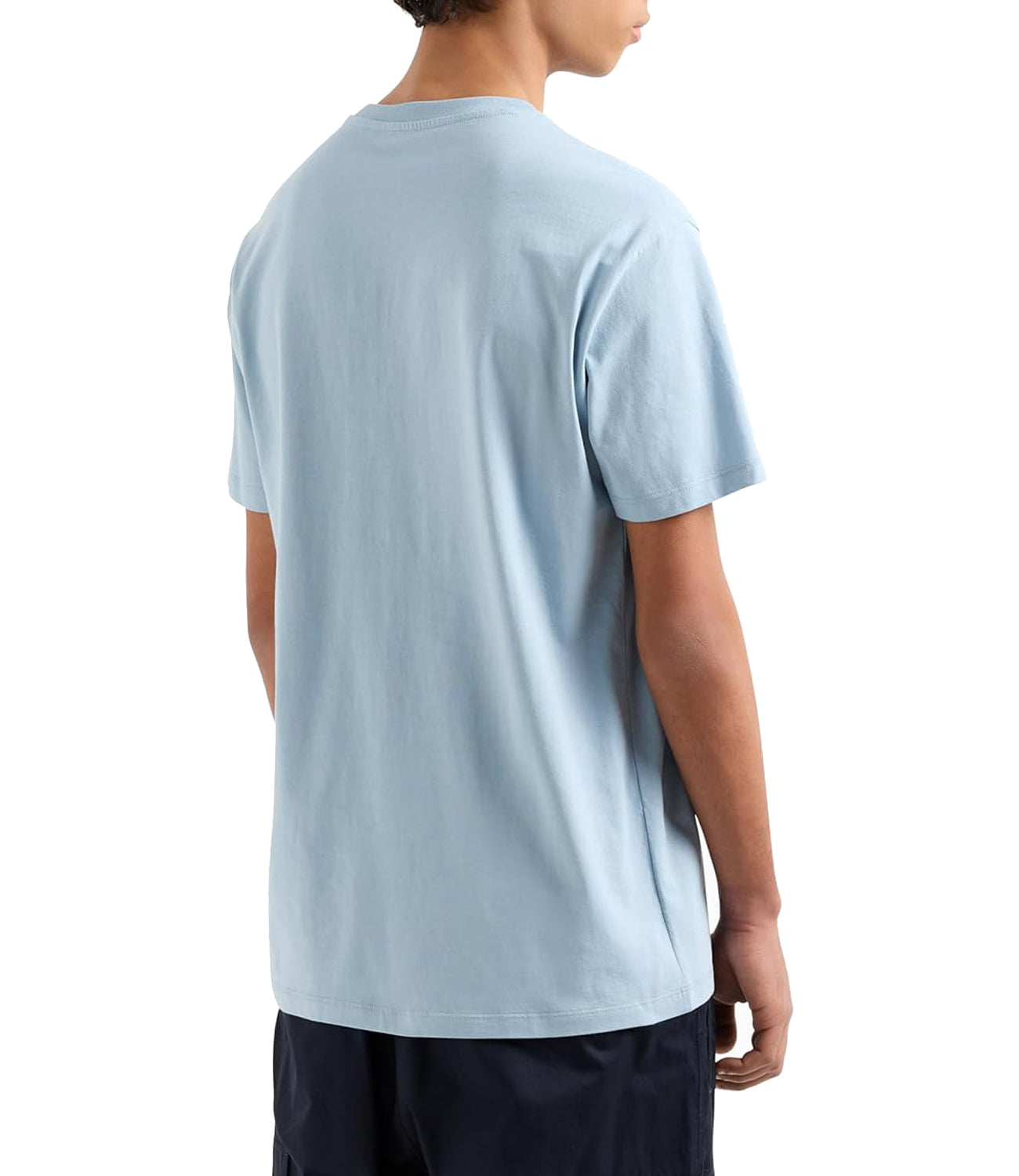 A|X Armani Exchange T-shirt Uomo Mod. XM000752 AF12308 U9287 Celeste Blu