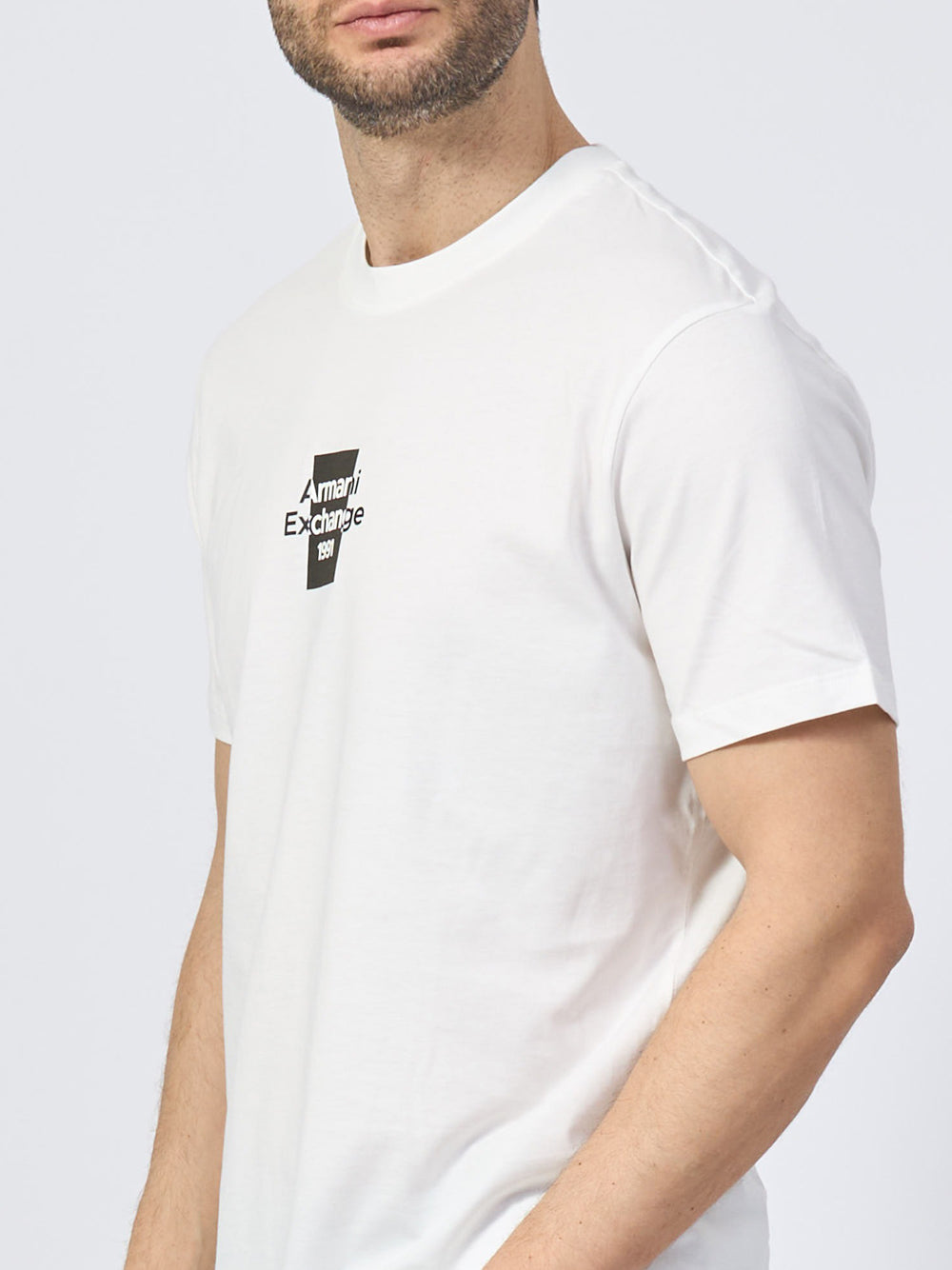 T-shirt Armani Exchange da Uomo - Bianco