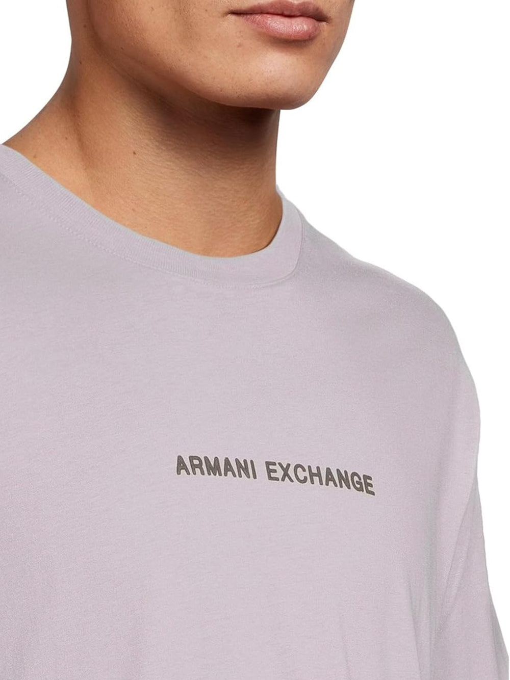 A|X Armani Exchange T-shirt Uomo Mod. XM000787 AF12308 UA047 Lilla Viola