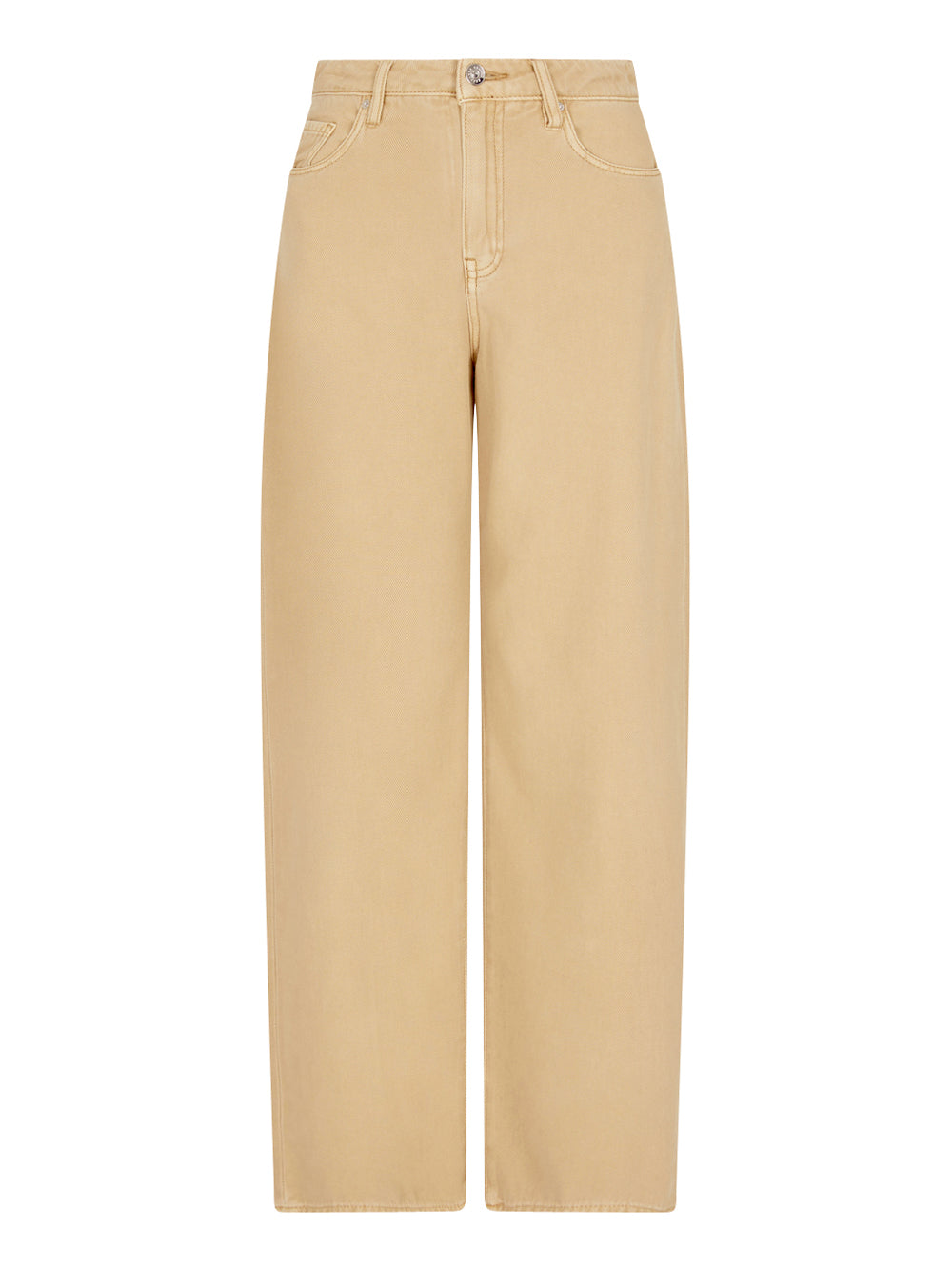 Jeans Wide Armani Exchange da Donna - Beige