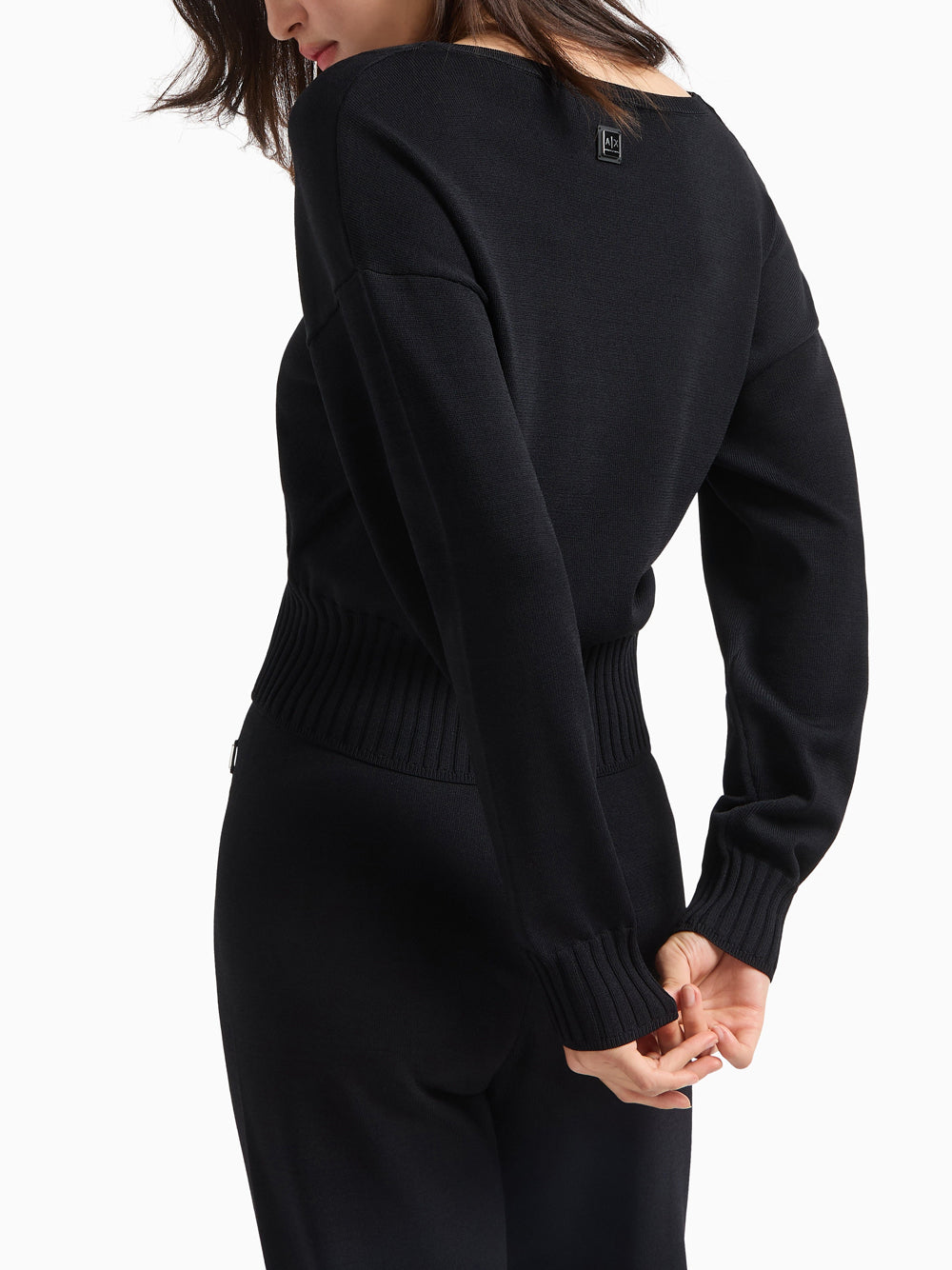 Pullover Armani Exchange da Donna - Nero