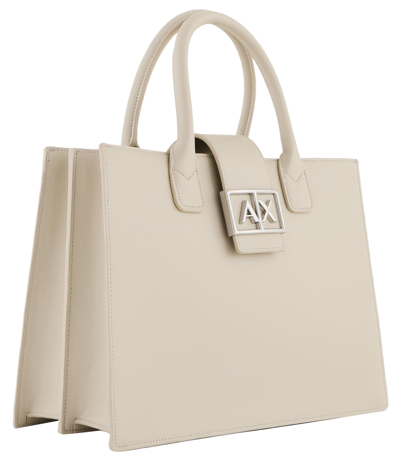 A|X Armani Exchange Borsa Donna Mod. XW000305 AF12039 U1095 Panna Avorio