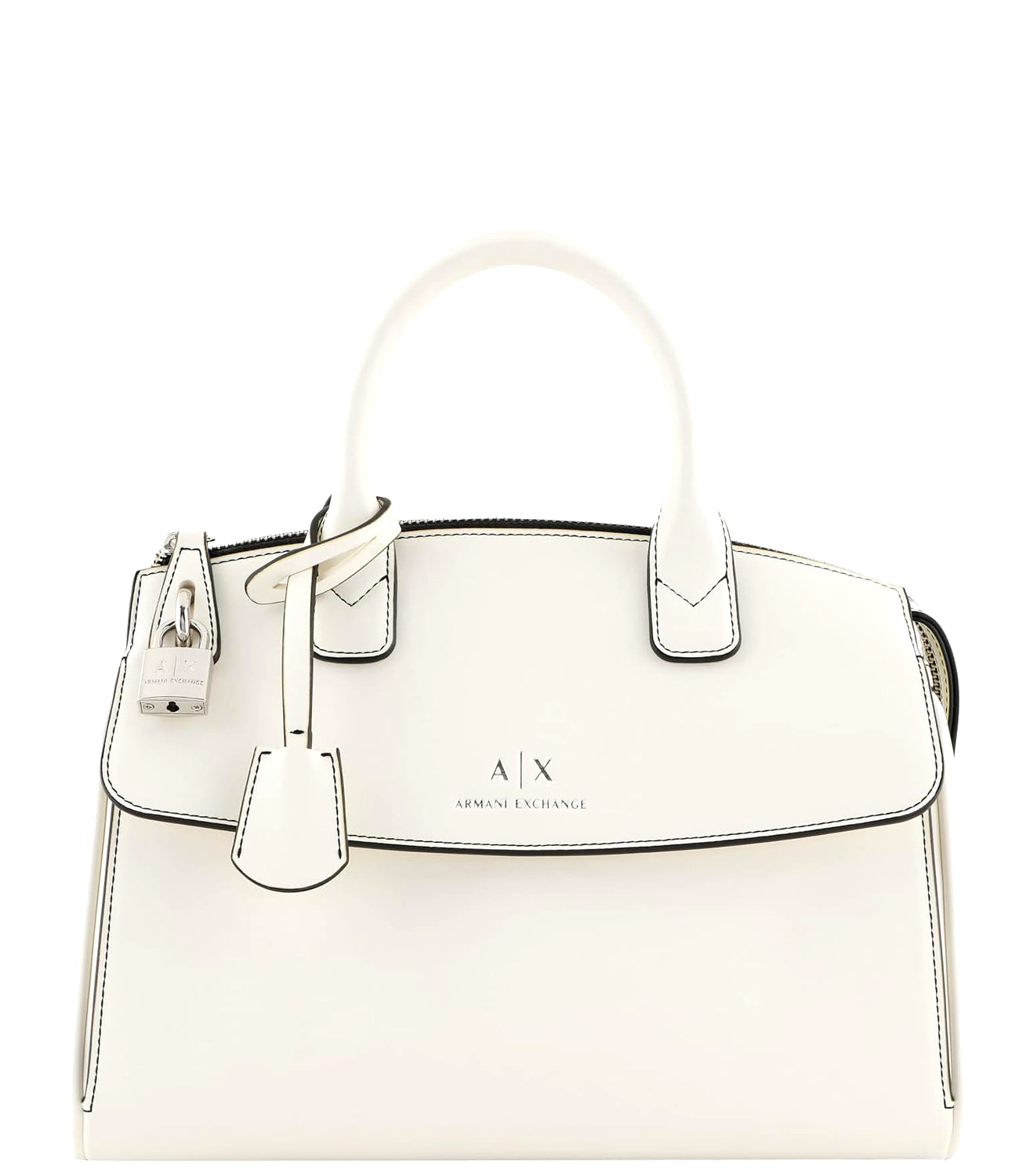 A|X Armani Exchange Borsa Donna Mod. XW000307 AF12040 F0003 Latte Bianco