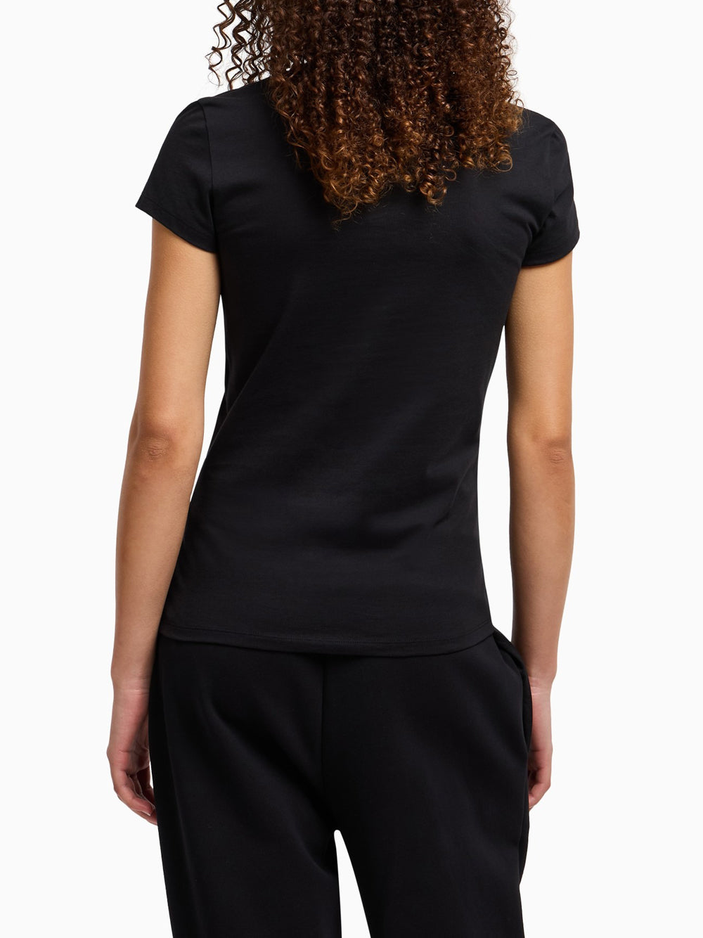 T-shirt Armani Exchange da Donna - Nero