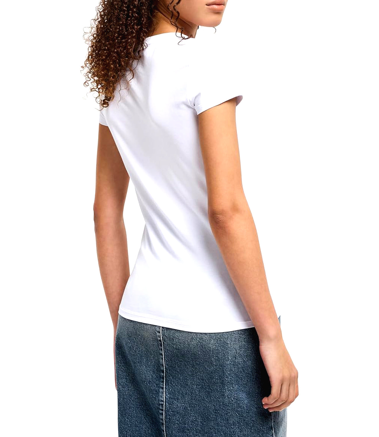 A|X Armani Exchange T-shirt Donna Mod. XW000512 AF11929 U0002 Bianco