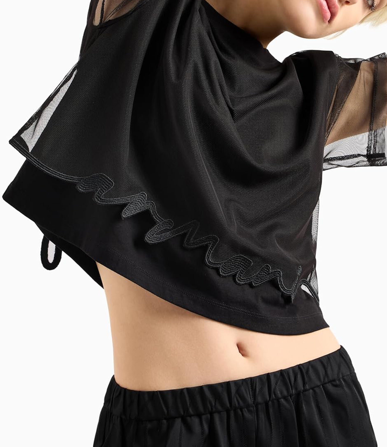 A|X Armani Exchange T-shirt Donna Mod. XW000541 AF10359 UC001 Nero