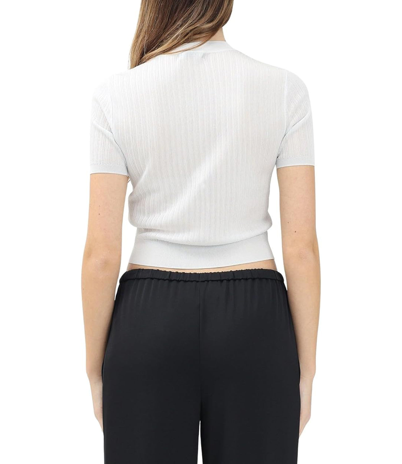 A|X Armani Exchange Maglia Donna Mod. XW000595 AF12785 U0002 Bianco