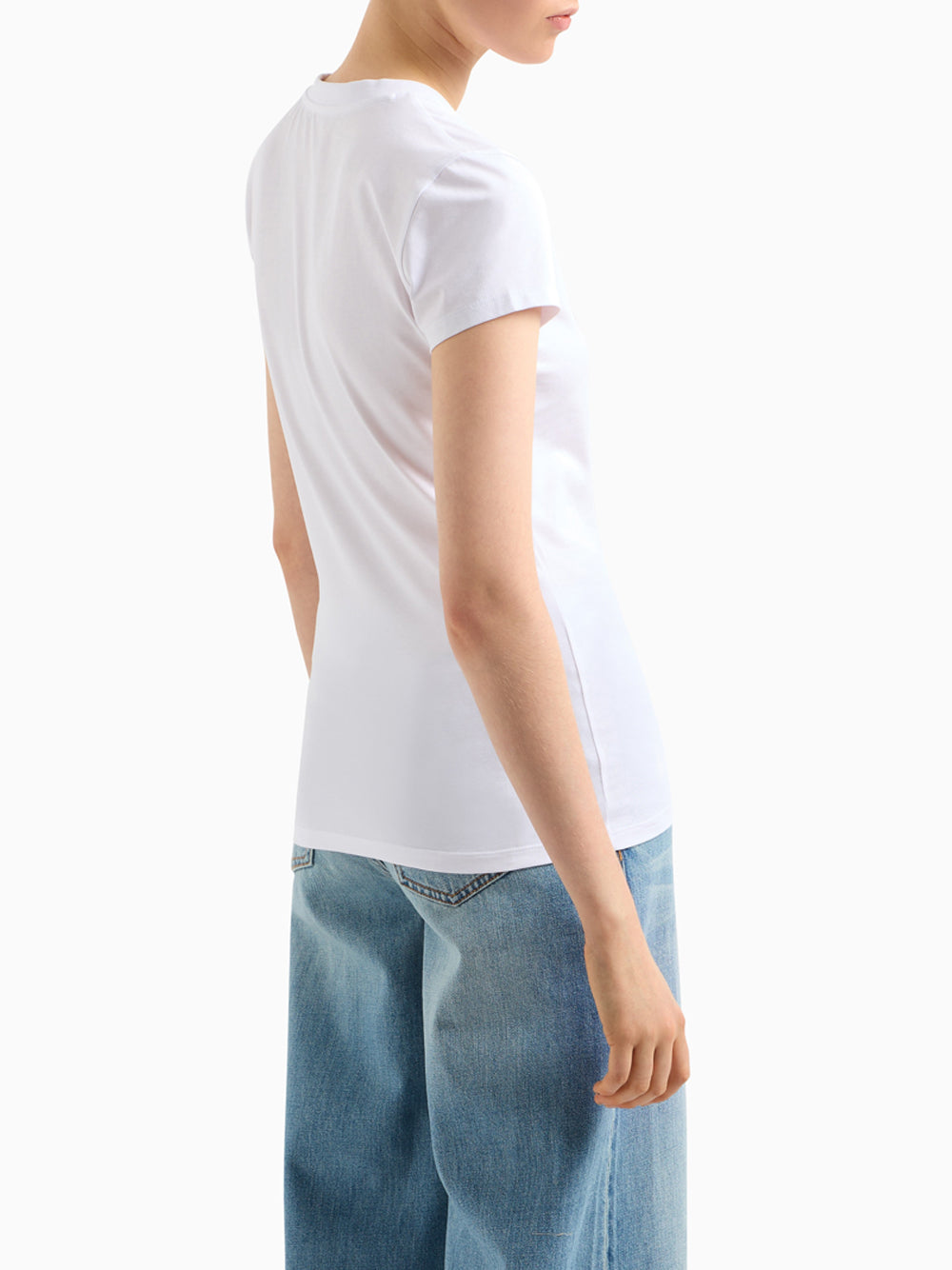 T-shirt Armani Exchange da Donna - Bianco