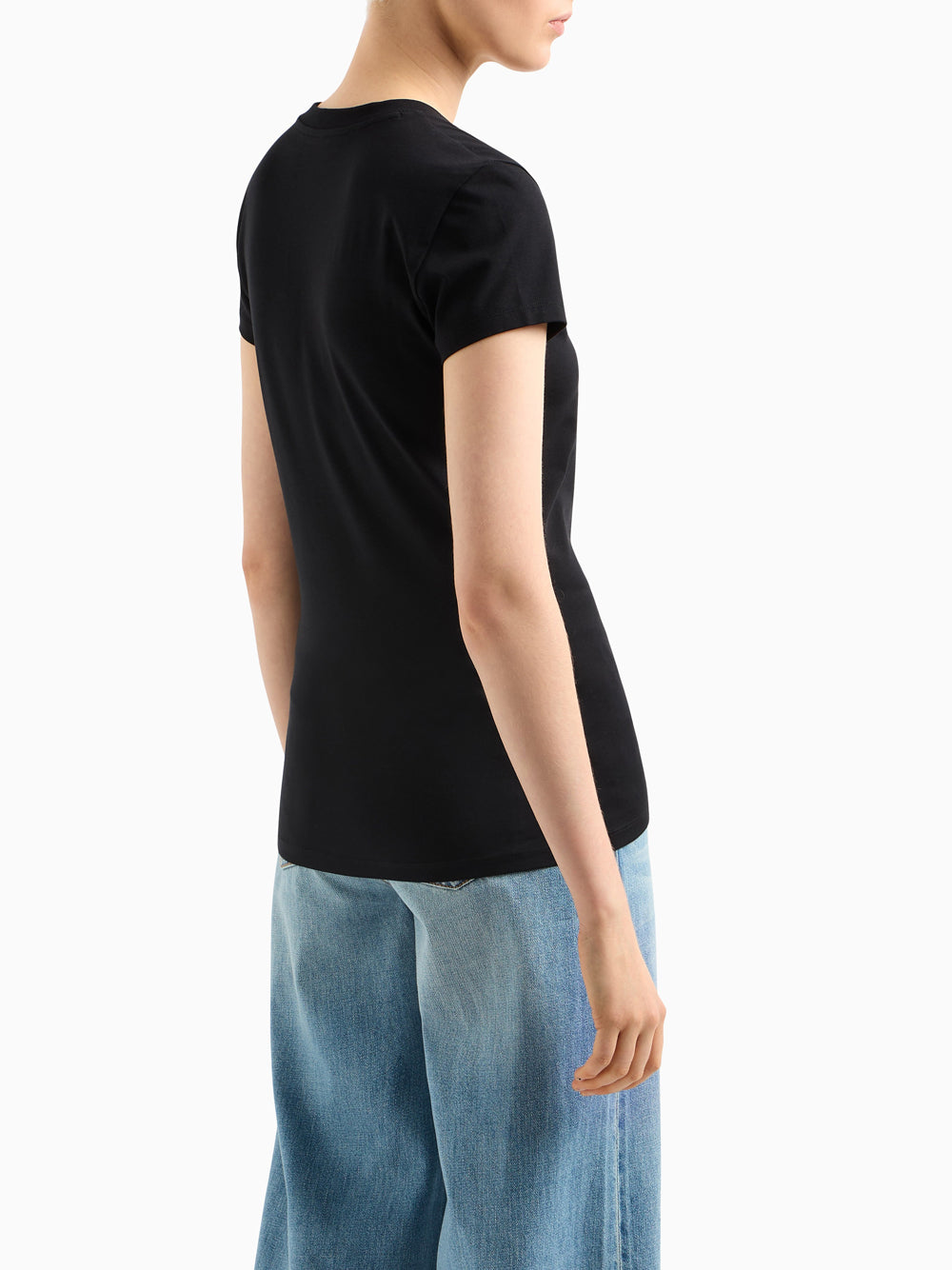 T-shirt Armani Exchange da Donna - Nero