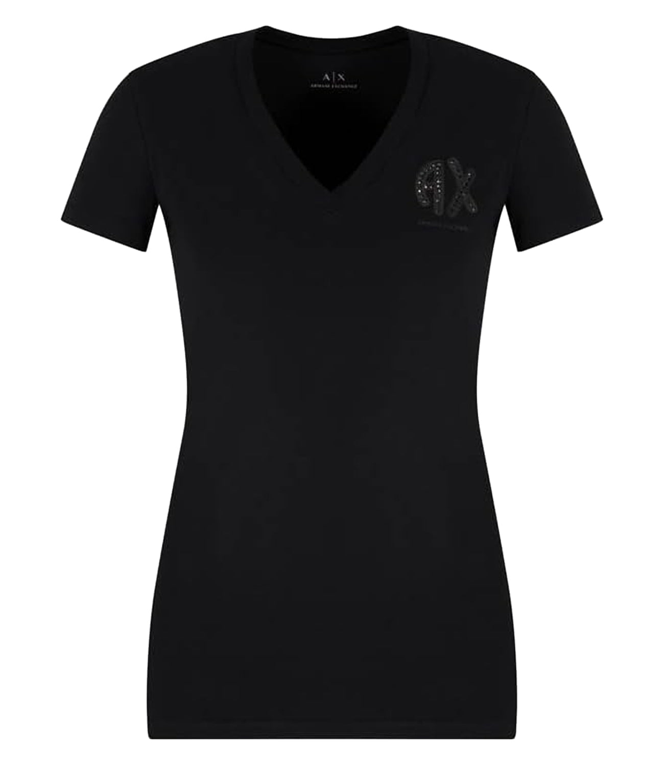 A|X Armani Exchange T-shirt Donna Mod. XW000606 AF10355 UC001 Black Nero